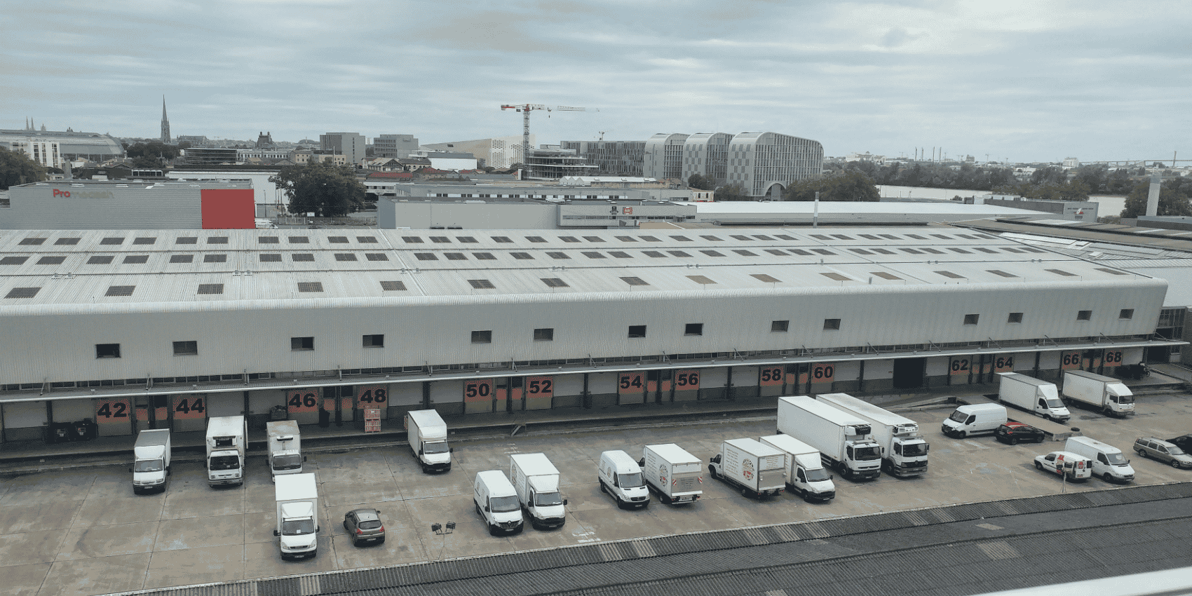 Le MIN de Bordeaux Brienne au sein du nouveau quartier Euratlantique.
