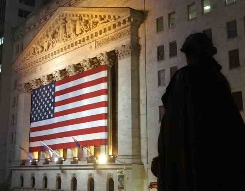 La bourse de new york finit en baisse
