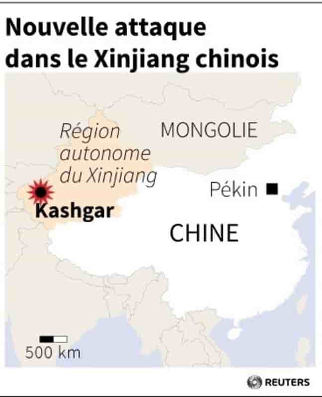 Treize tués lors d'une attaque dans le Xinjiang chinois