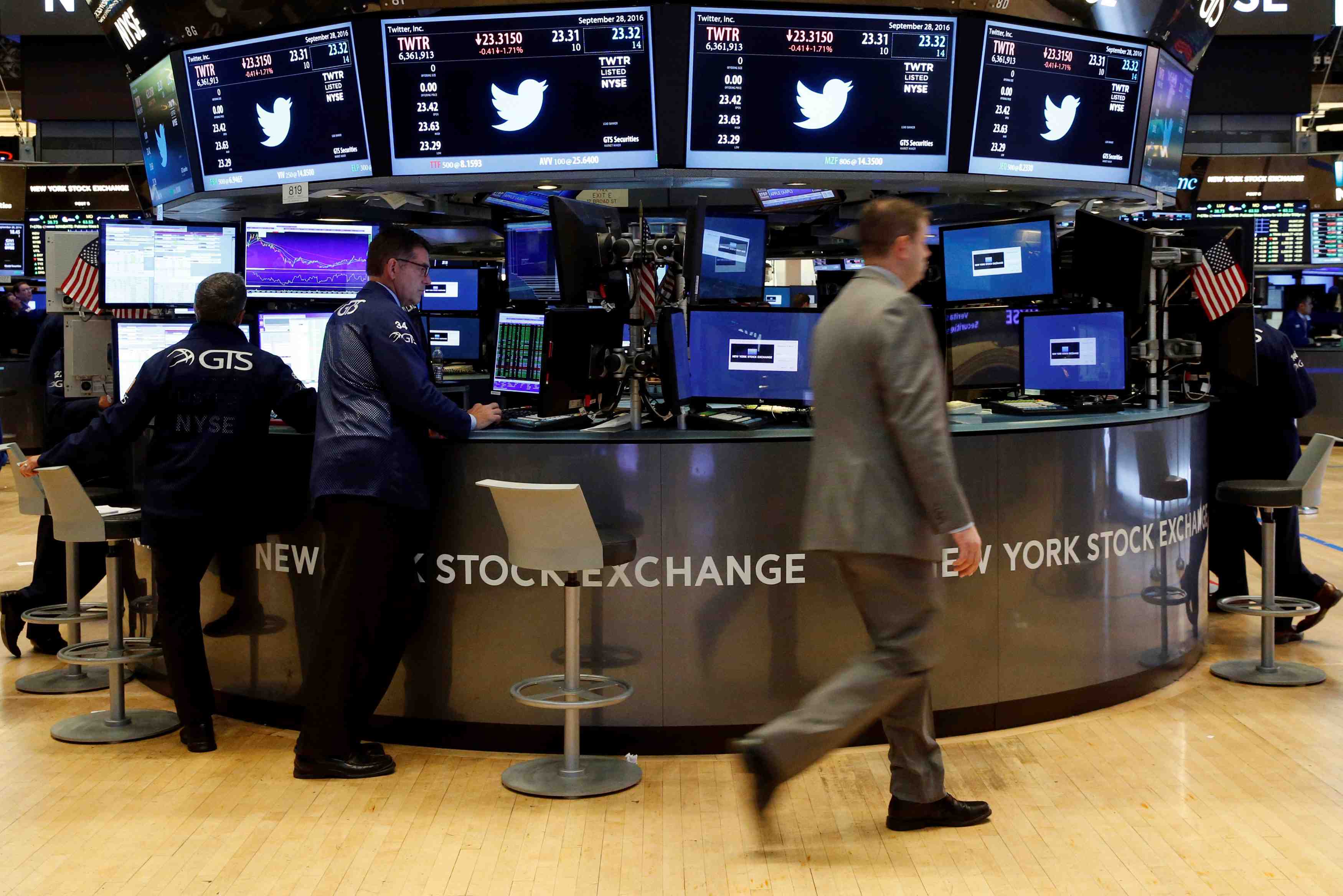 Wall street en tres leger repli a l’ouverture