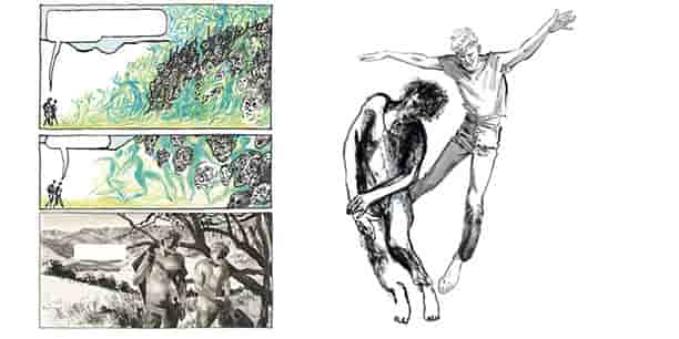 Au pied des étoiles, Edmond Baudoin et Emmanuel Lepage.