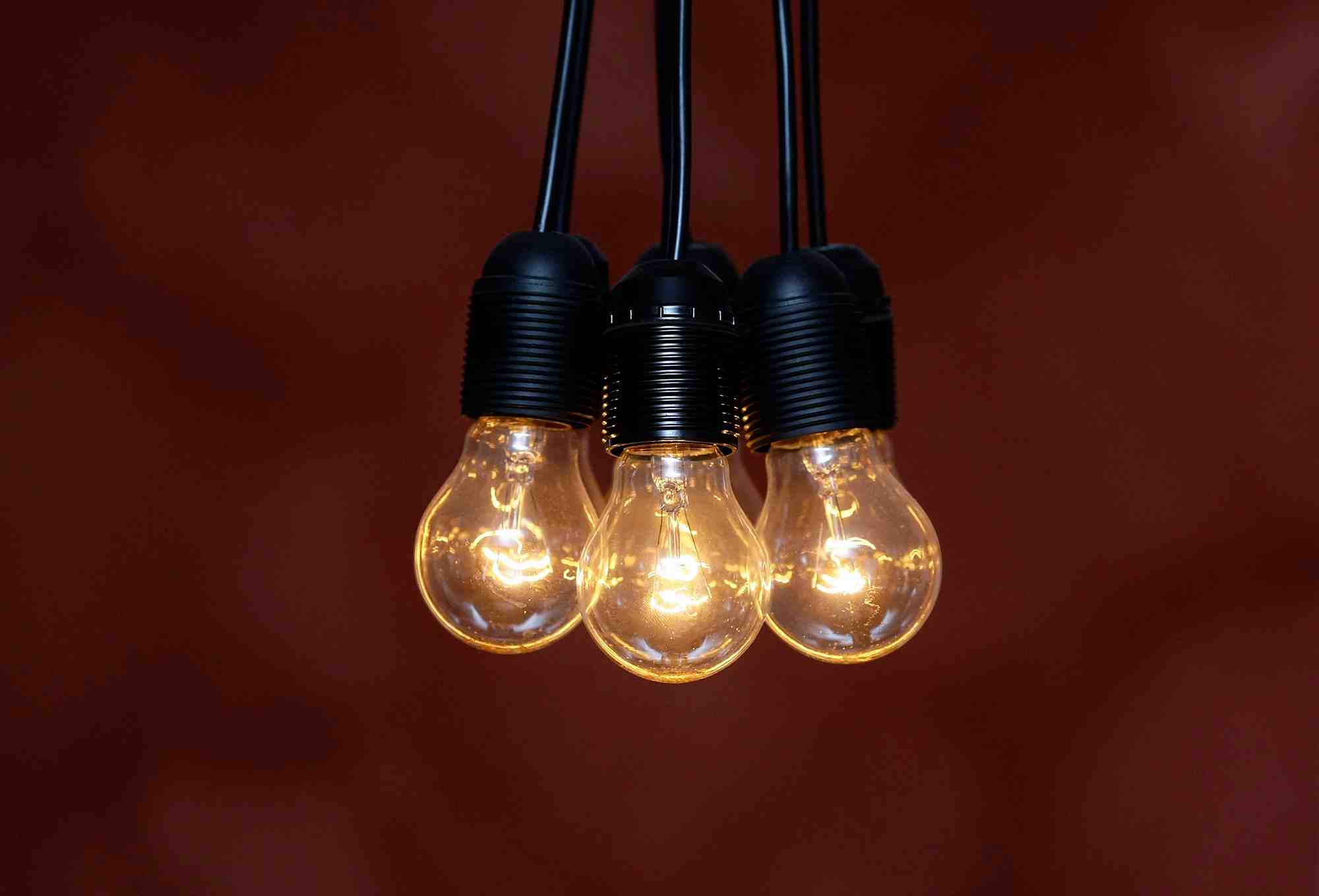 Des ampoules dans un appartement a munich