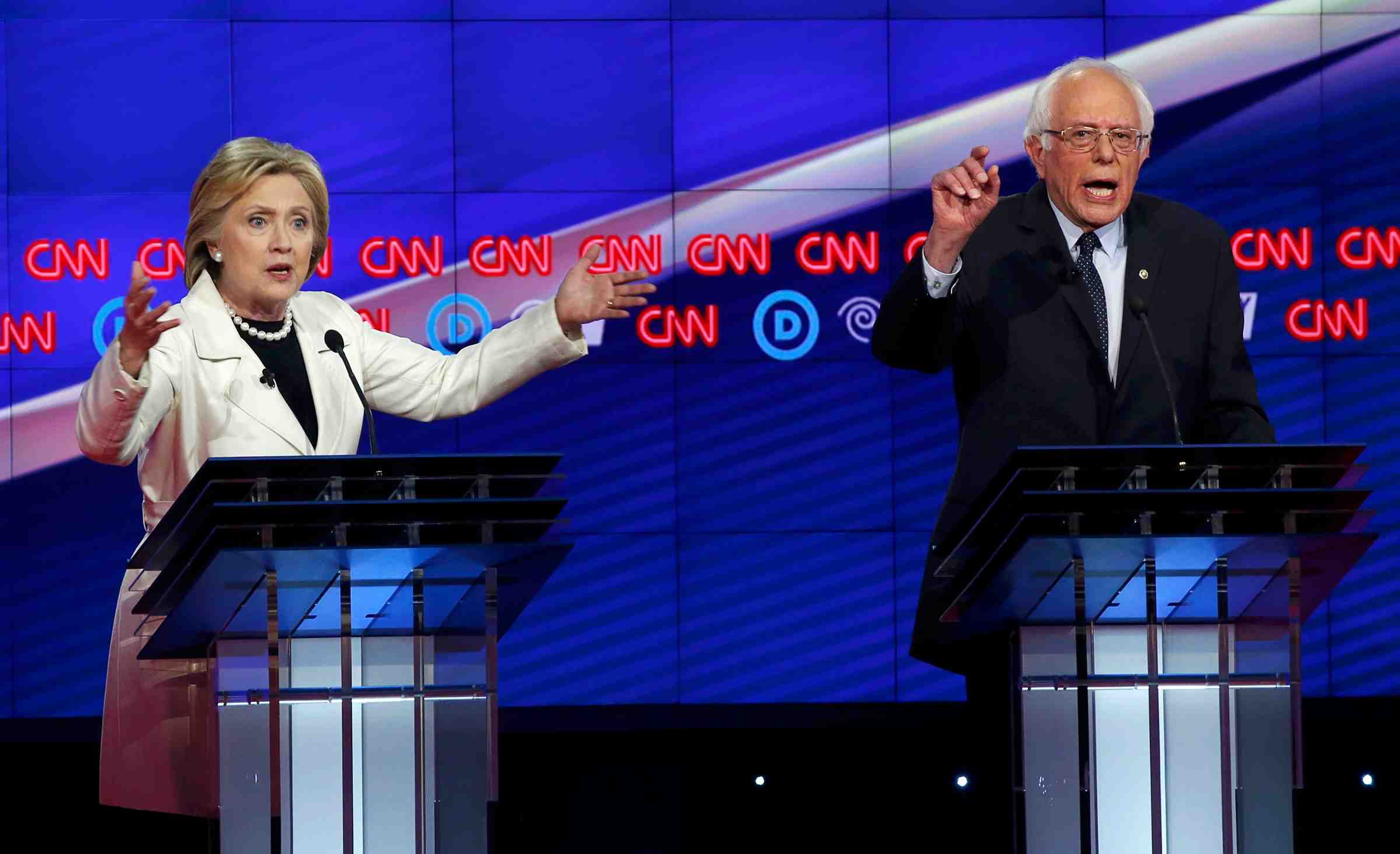 Clinton et sanders combatifs avant la primaire de new york