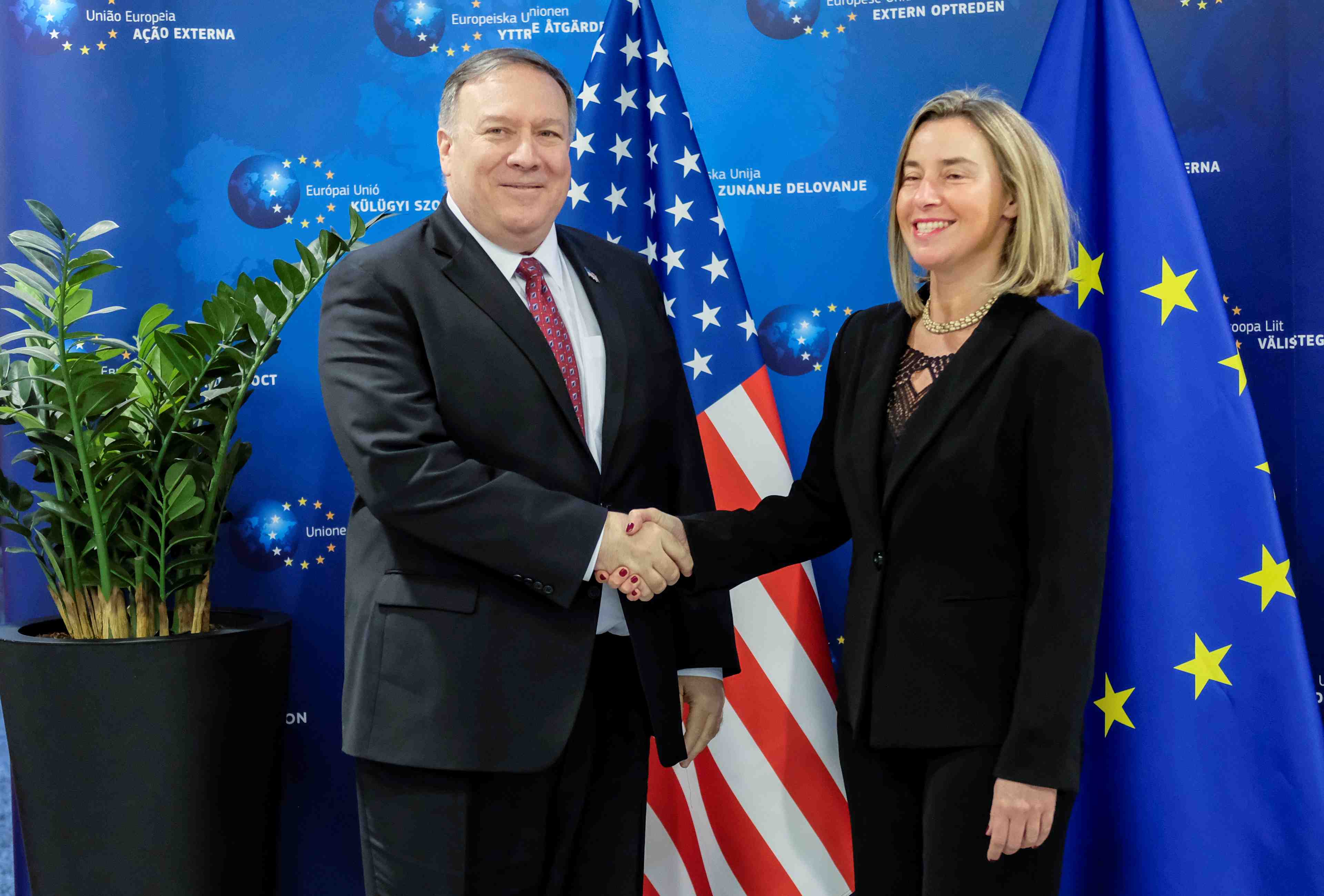 Pompeo recu a bruxelles sur fond de tensions au sujet de l'iran