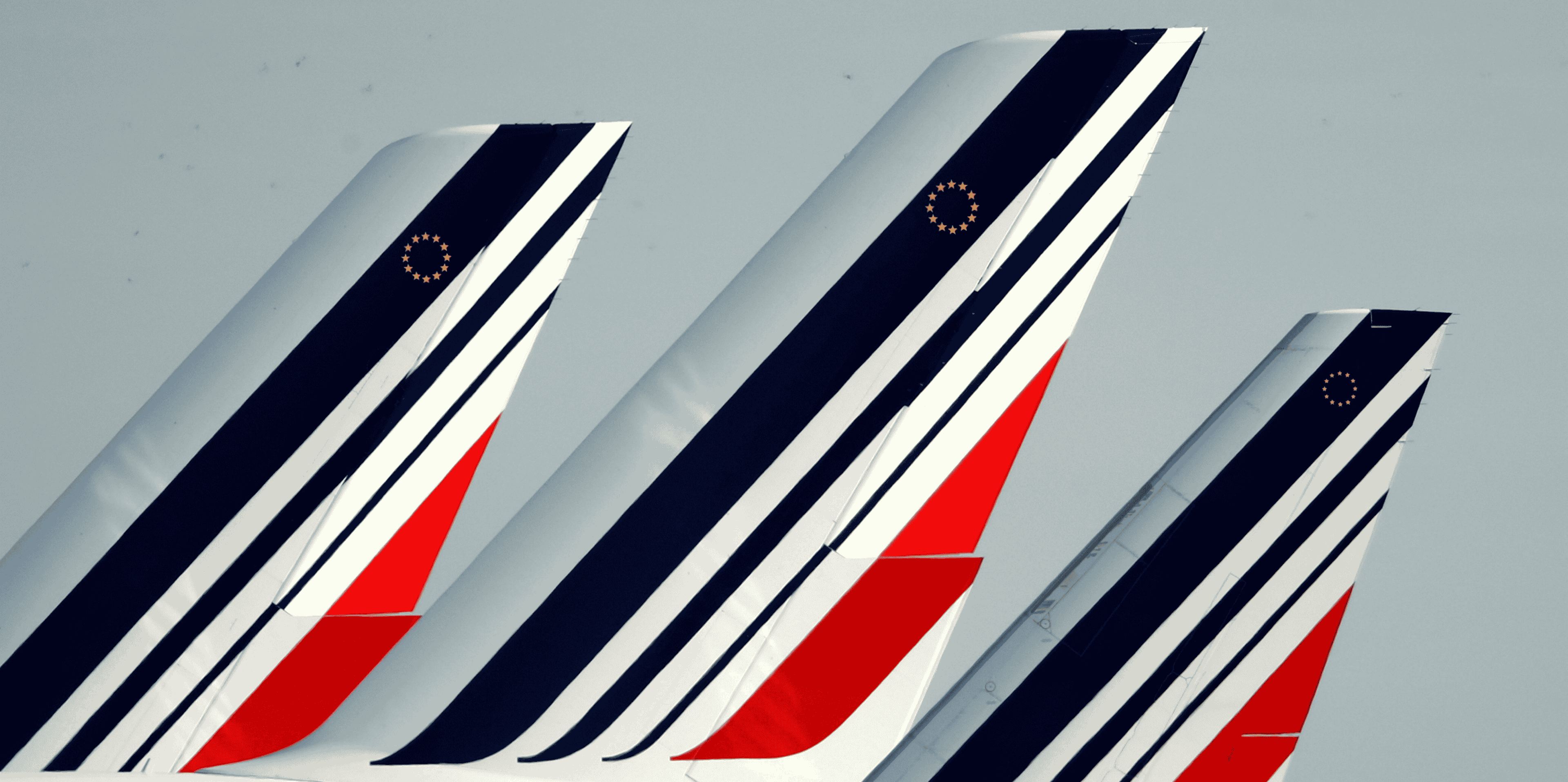 Air France, empennages, aérien, logo
