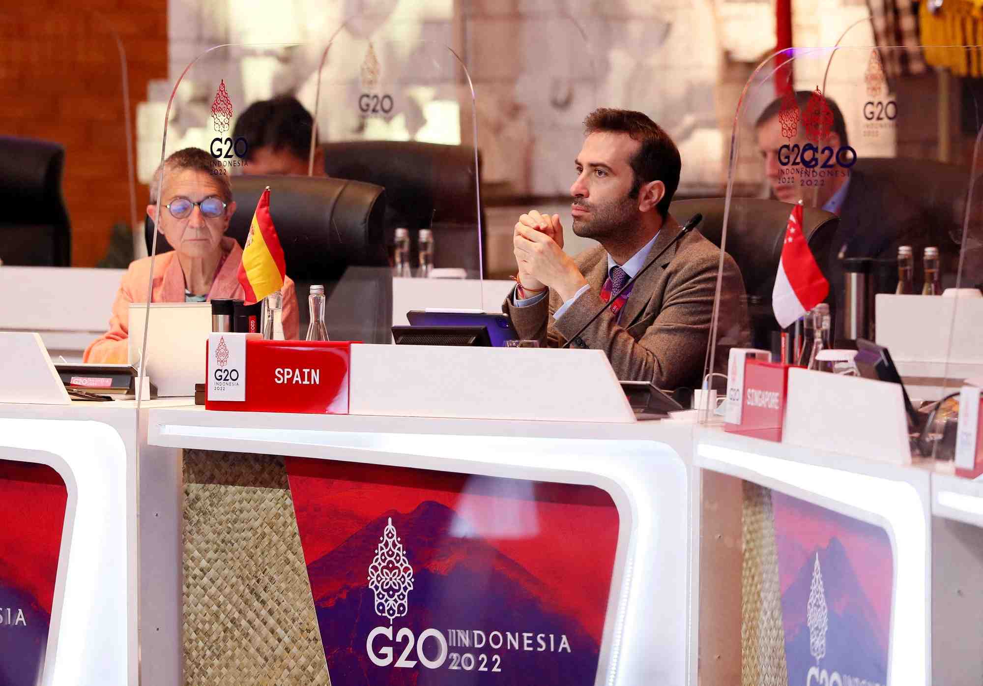 Carlos cuerpo lors d'un sommet du g20