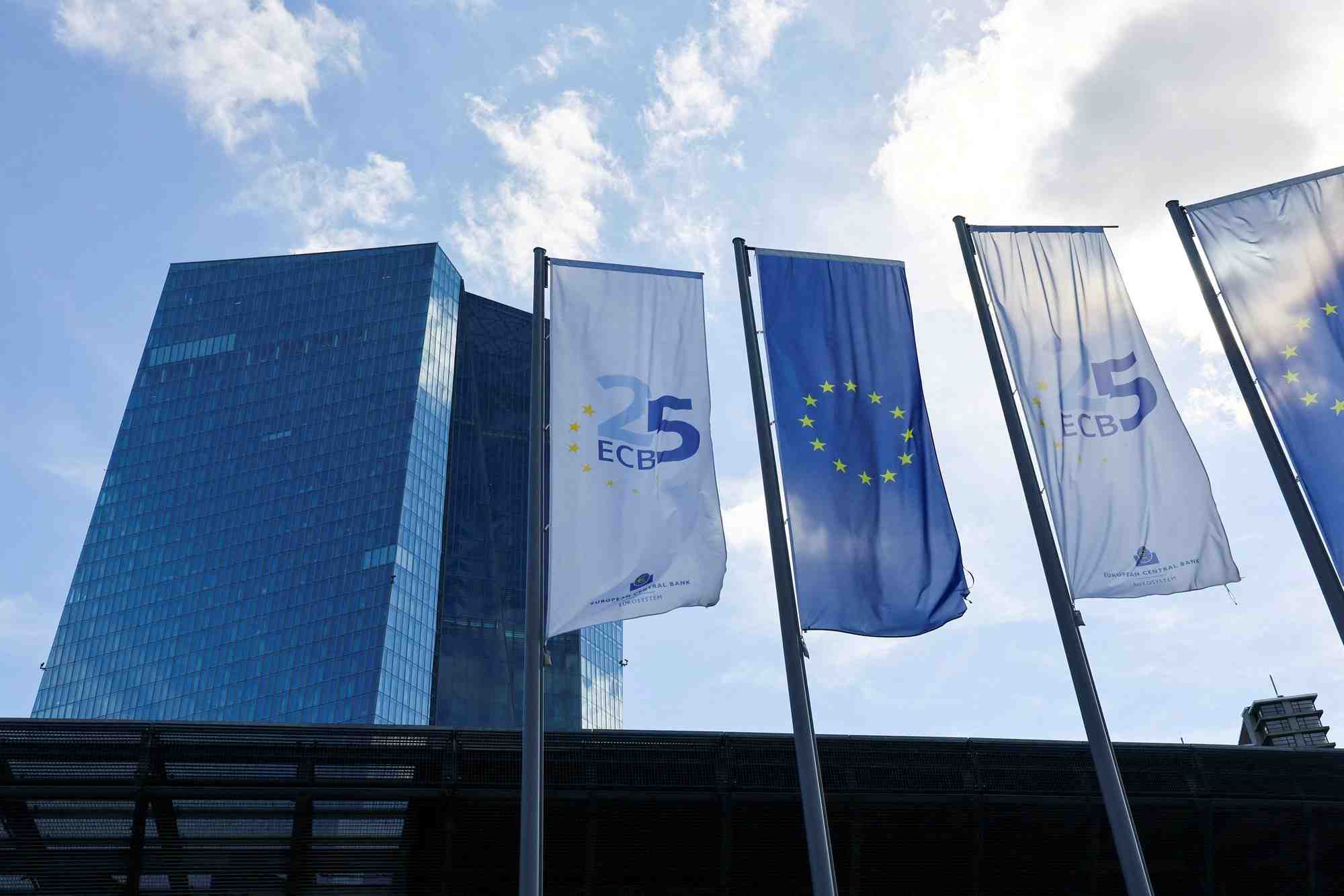 Photo du batiment de la banque centrale europeenne (bce)