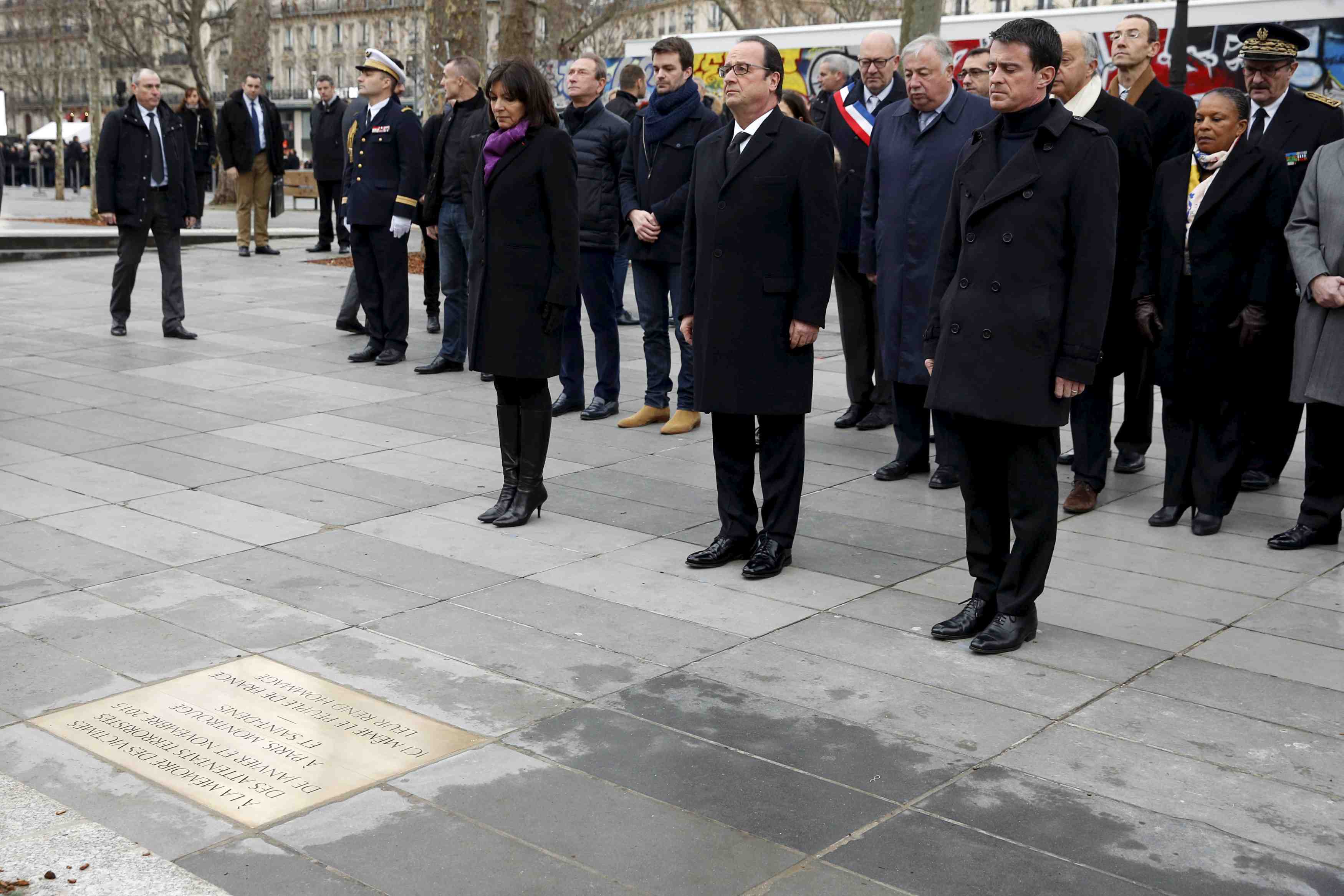 Hommage aux victimes des attentats