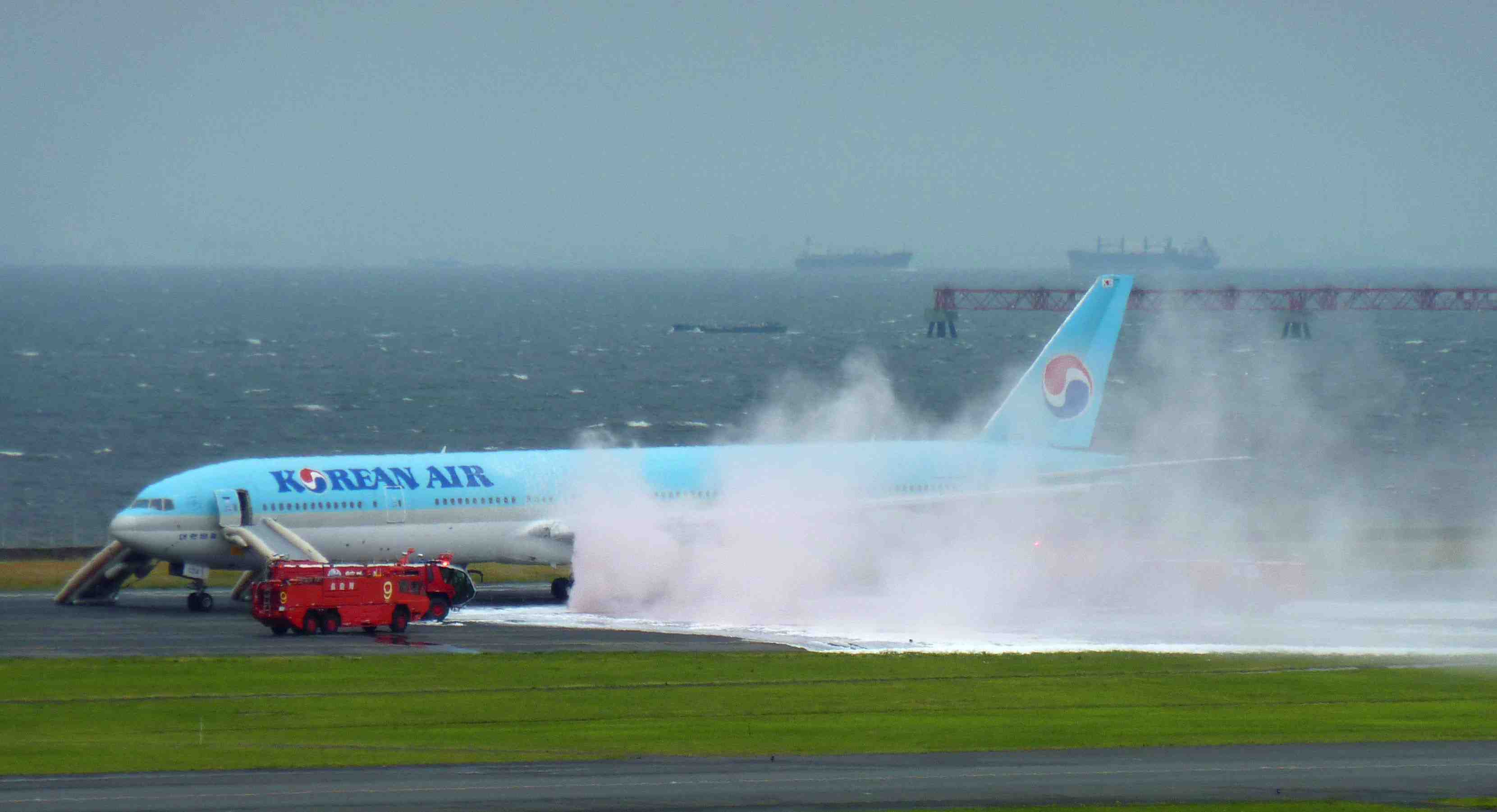 Incident a l'aeroport de tokyo-haneda