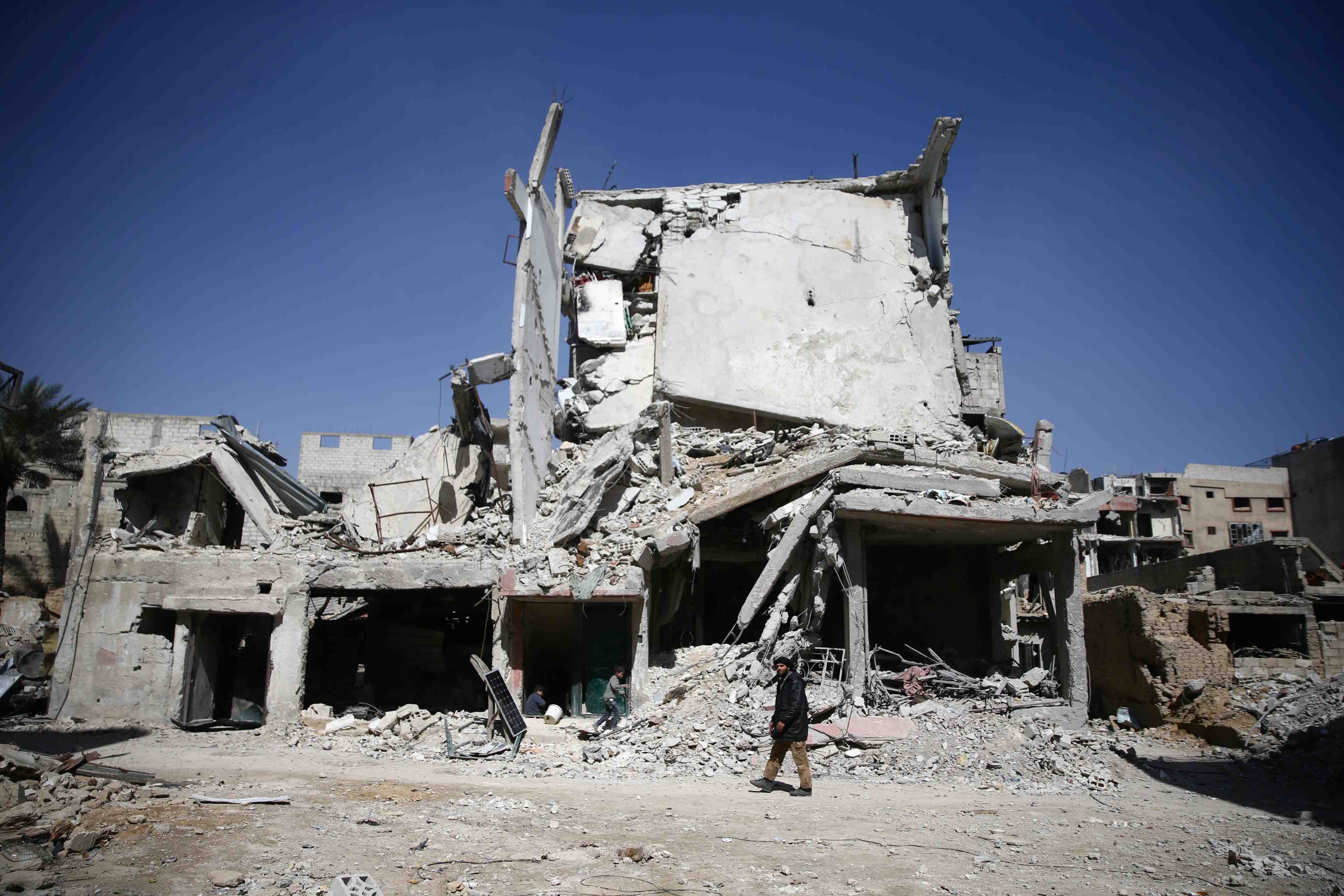 Un convoi d'aide pas en mesure d'etre deploye dans la ghouta orientale