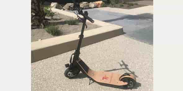 La trottinette électrique en libre service, lancée par le groupe Tissot à Montpellier.