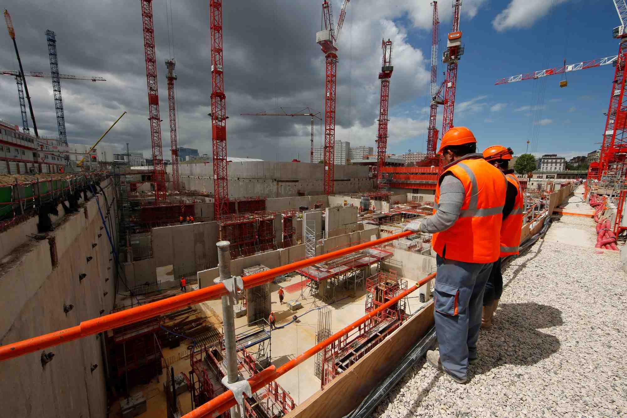 Tribunal, Paris, chantier, BTP, ouvriers, ZAC Clichy-Batignolles, béton,