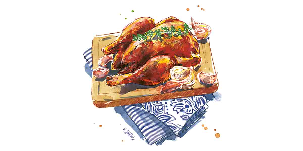 Recette de la semaine : La Poulette rôtie