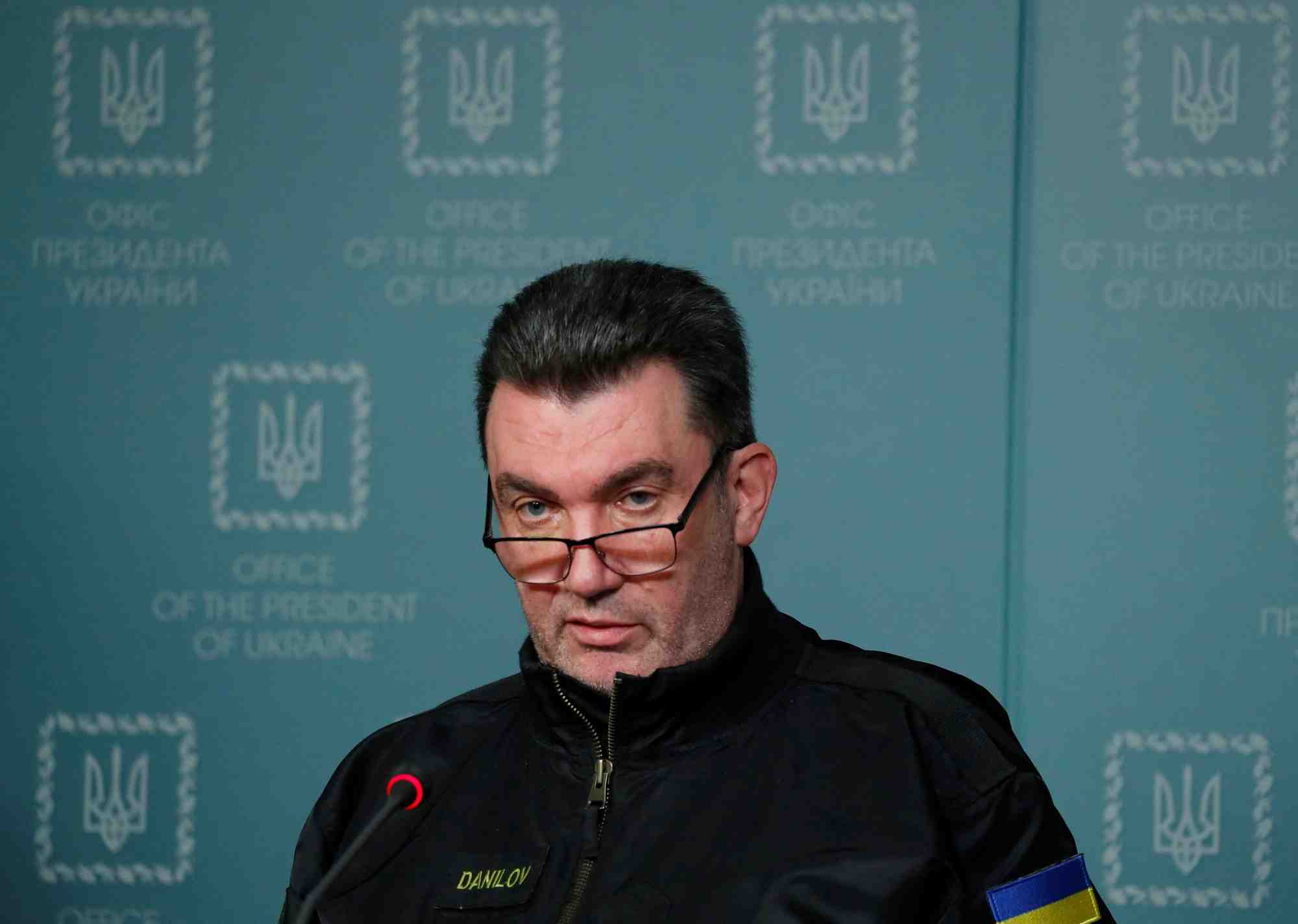 Photo d'oleksi danilov, secretaire general du conseil national de securite et de defense de l'ukraine