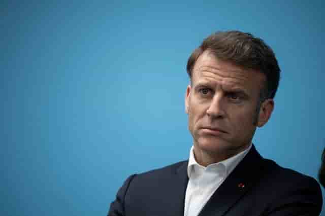 Le président de la République Emmanuel Macron.