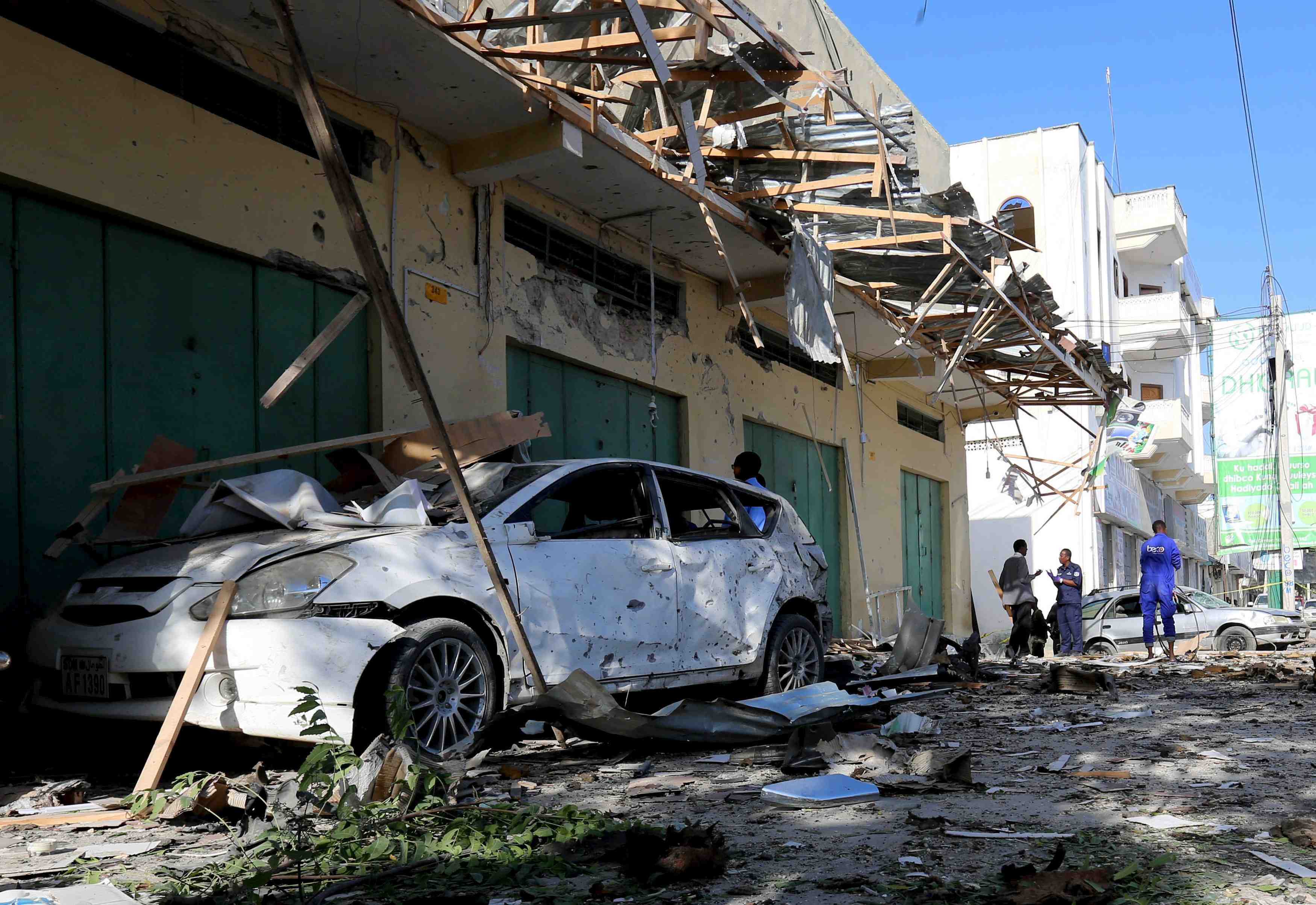 Attentat a la voiture piegee a mogadiscio