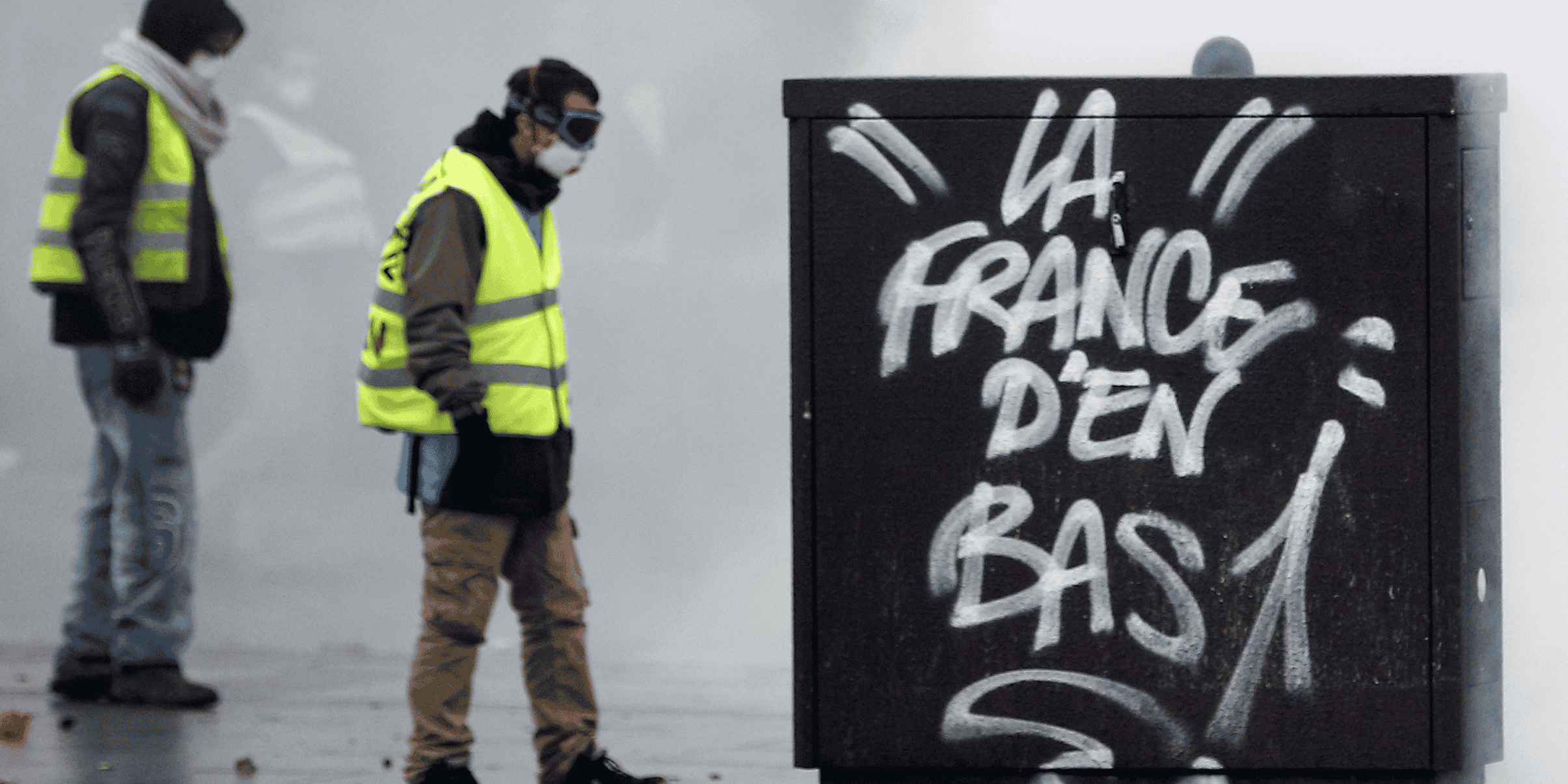 Des "gilets jaunes" veulent une sortie a la crise