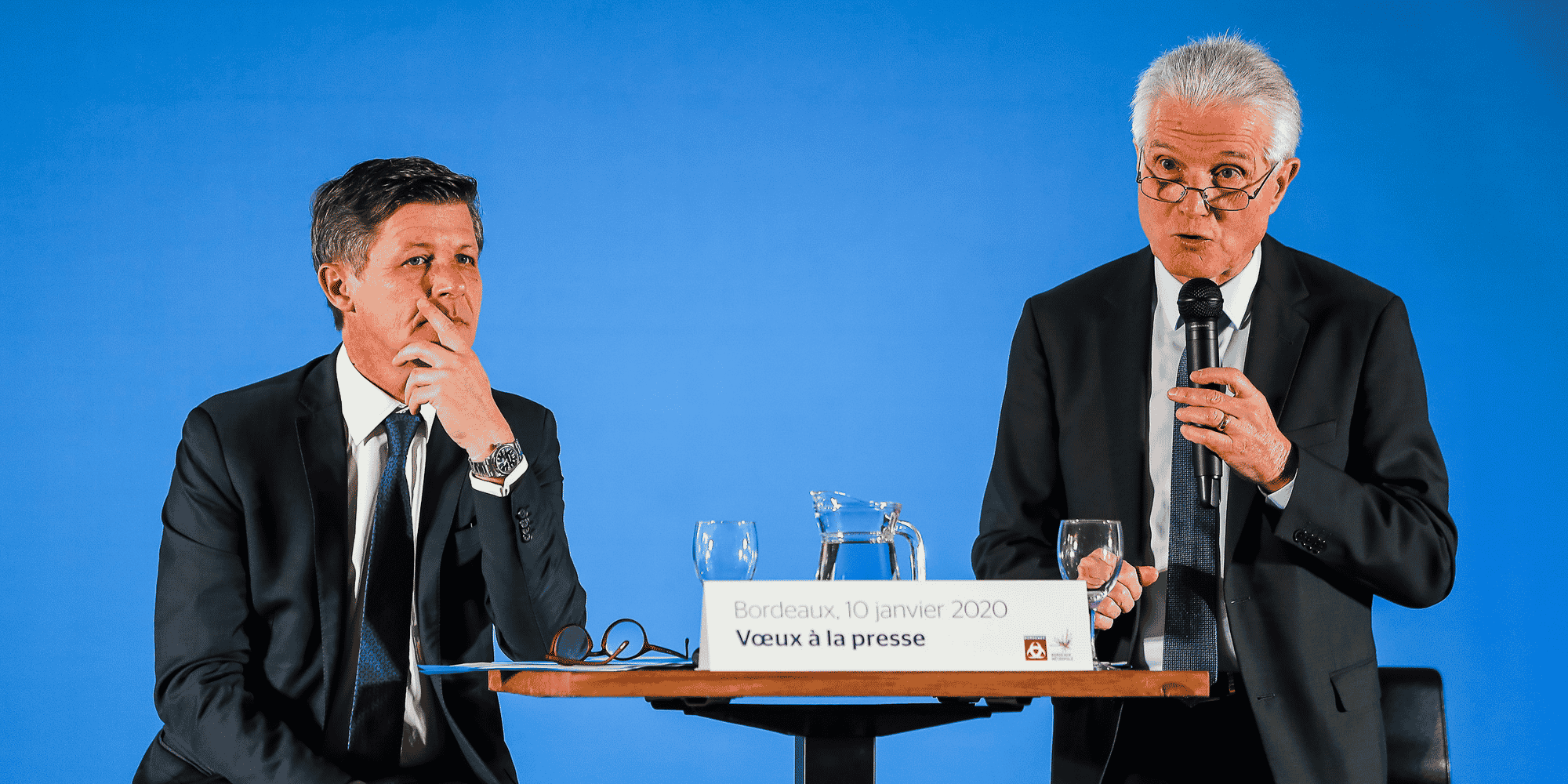 Nicolas Florian et Patrick Bobet, le 10 janvier 2020.