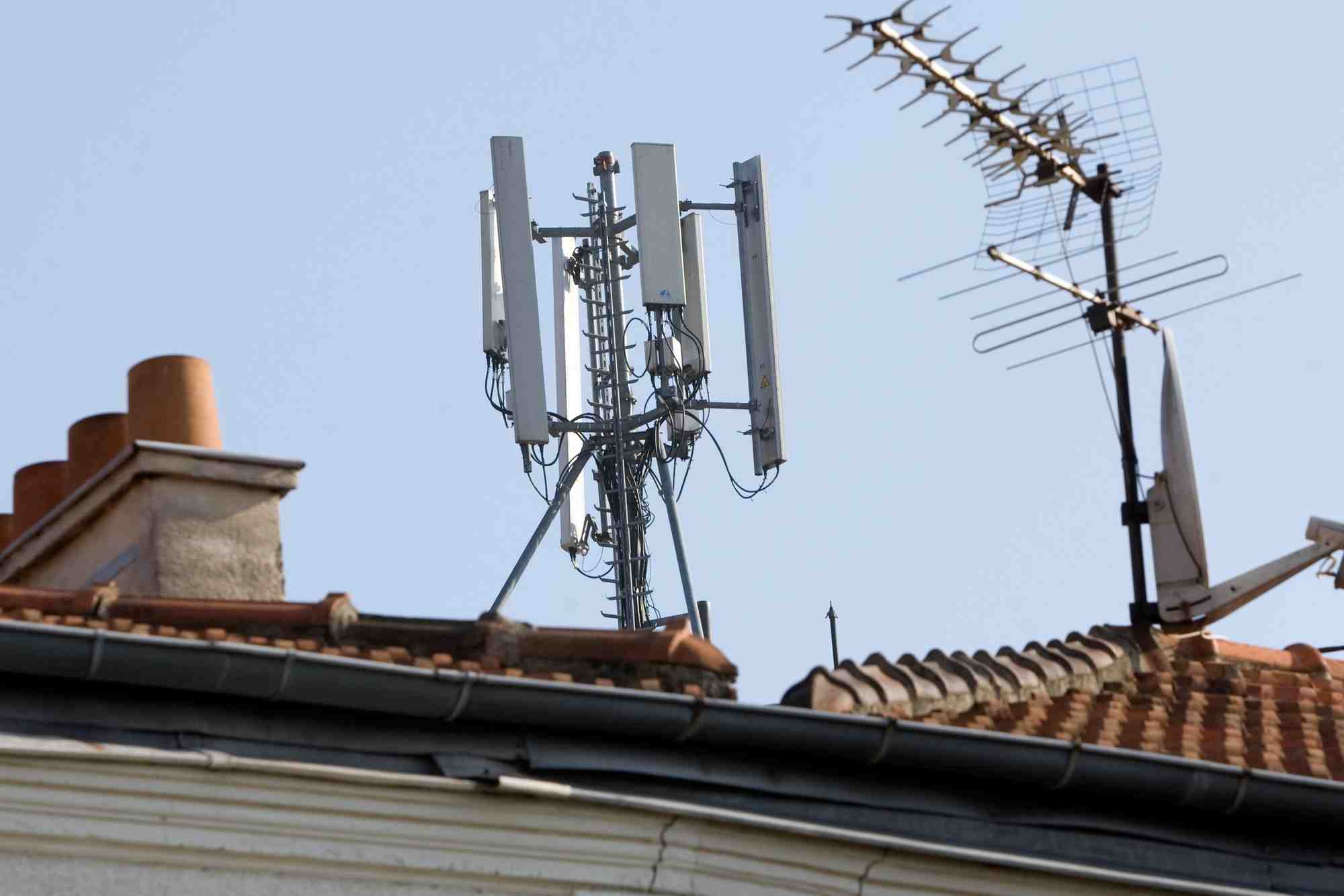 télécoms, antennes, mobile, 4G