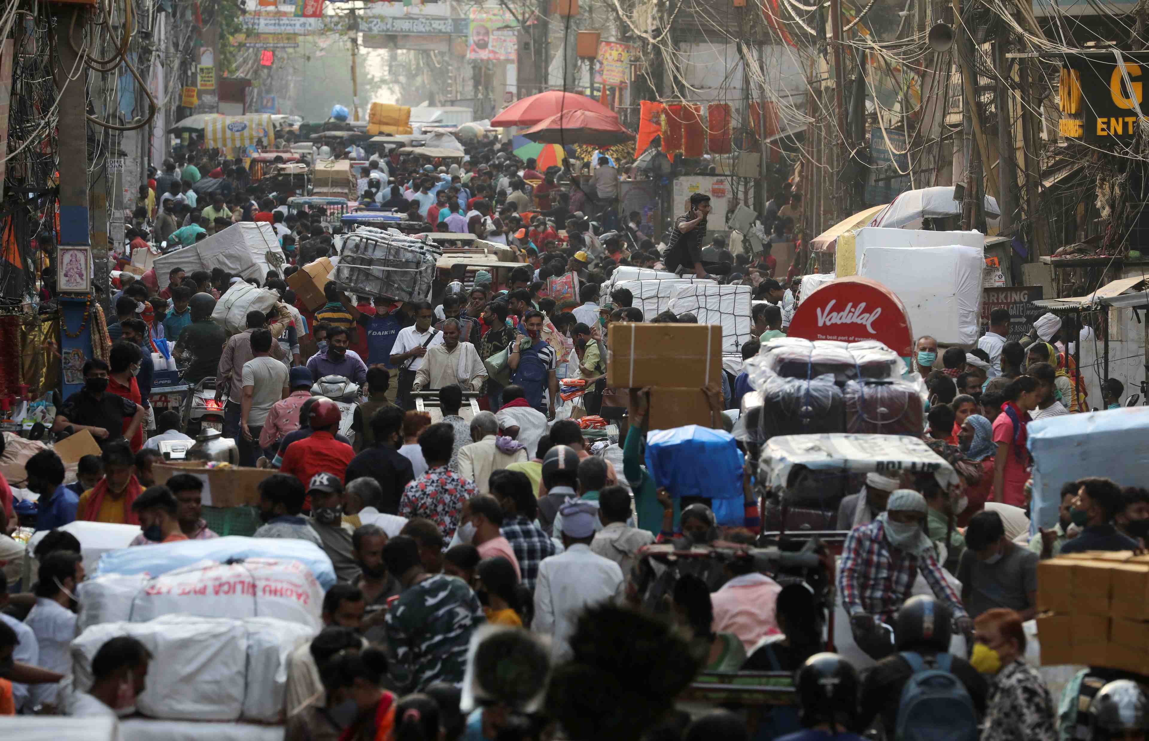 Coronavirus: nombre record de nouveaux cas pour le troisieme jour consecutif en inde