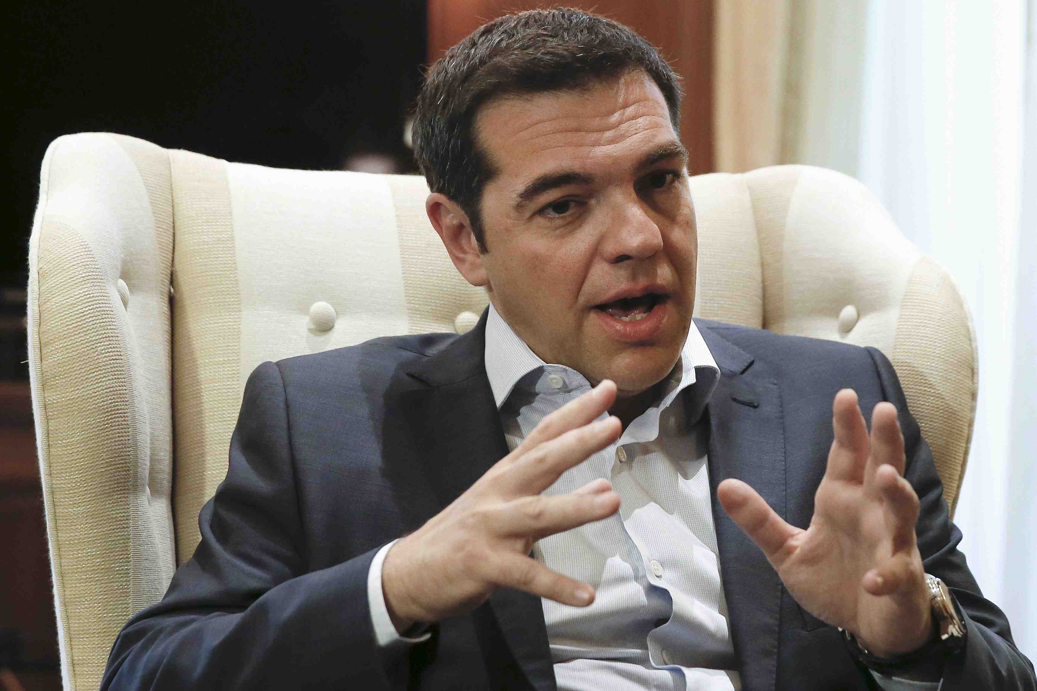 Alexis tsipras juge que la restructuration est le noeud du probleme