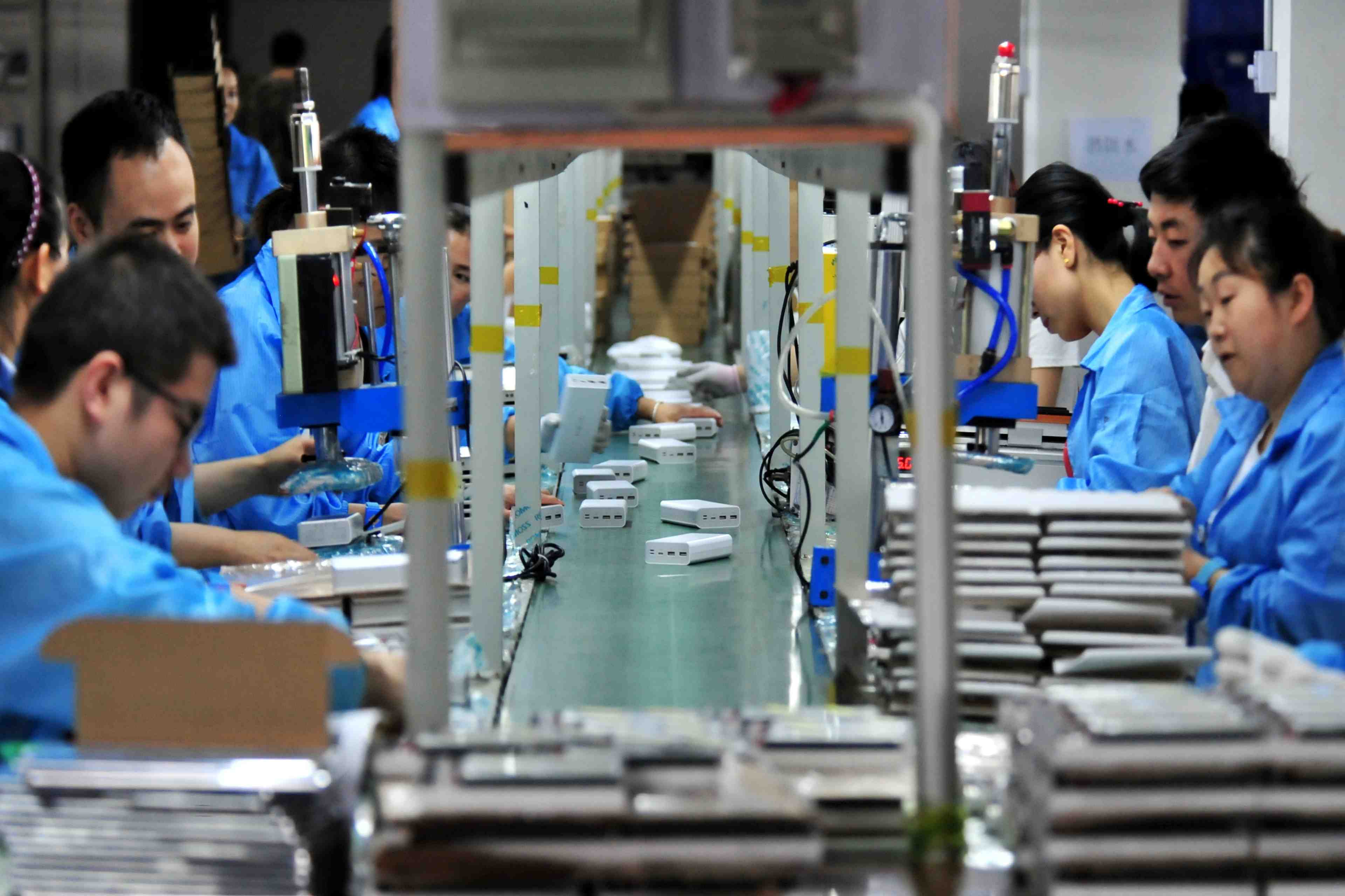 Chine: plus faible croissance de la production industrielle en 17 ans