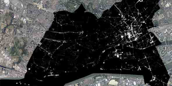 La Telescop a cartographié la ville de Nantes pour mesurer la pollution lumineuse urbaine de la métropole.