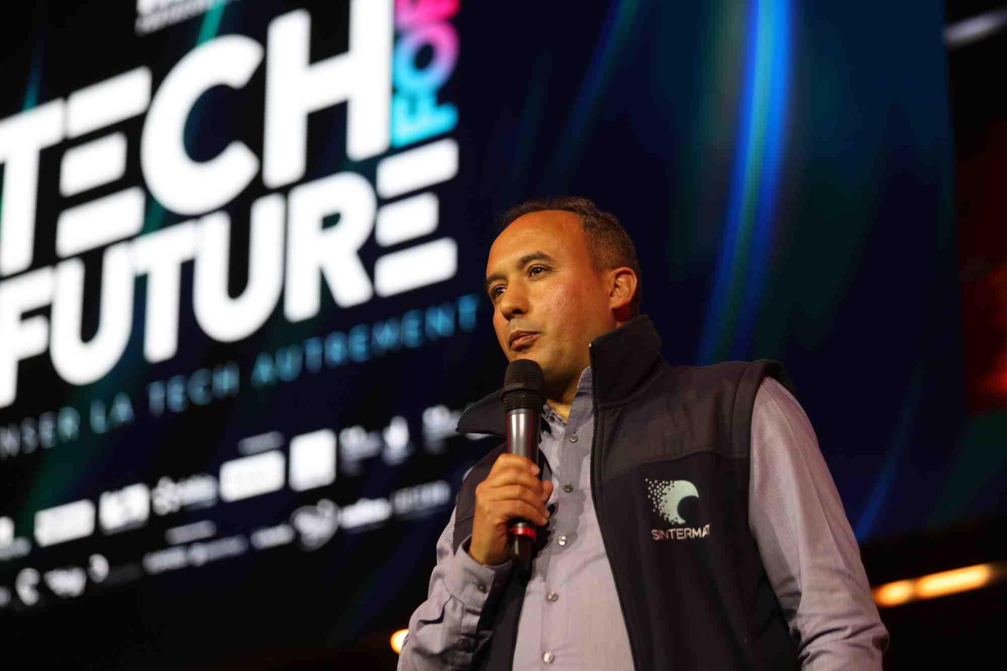 Foad Naimi, fondateur et CEO de Sintermat, remporte le prix Industrie de Tech For Future 2024, le plus grand concours de startups de France, organisé par La Tribune.