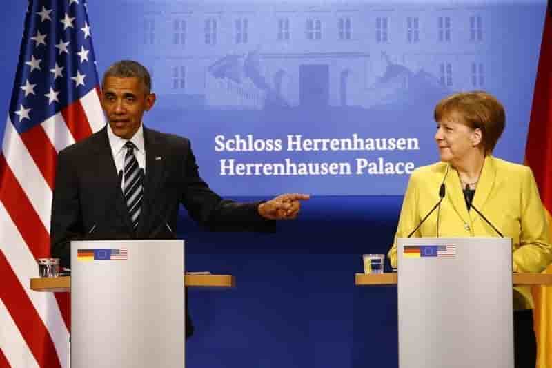 Barack obama plaide en faveur d'un traite de libre-echange en allemagne