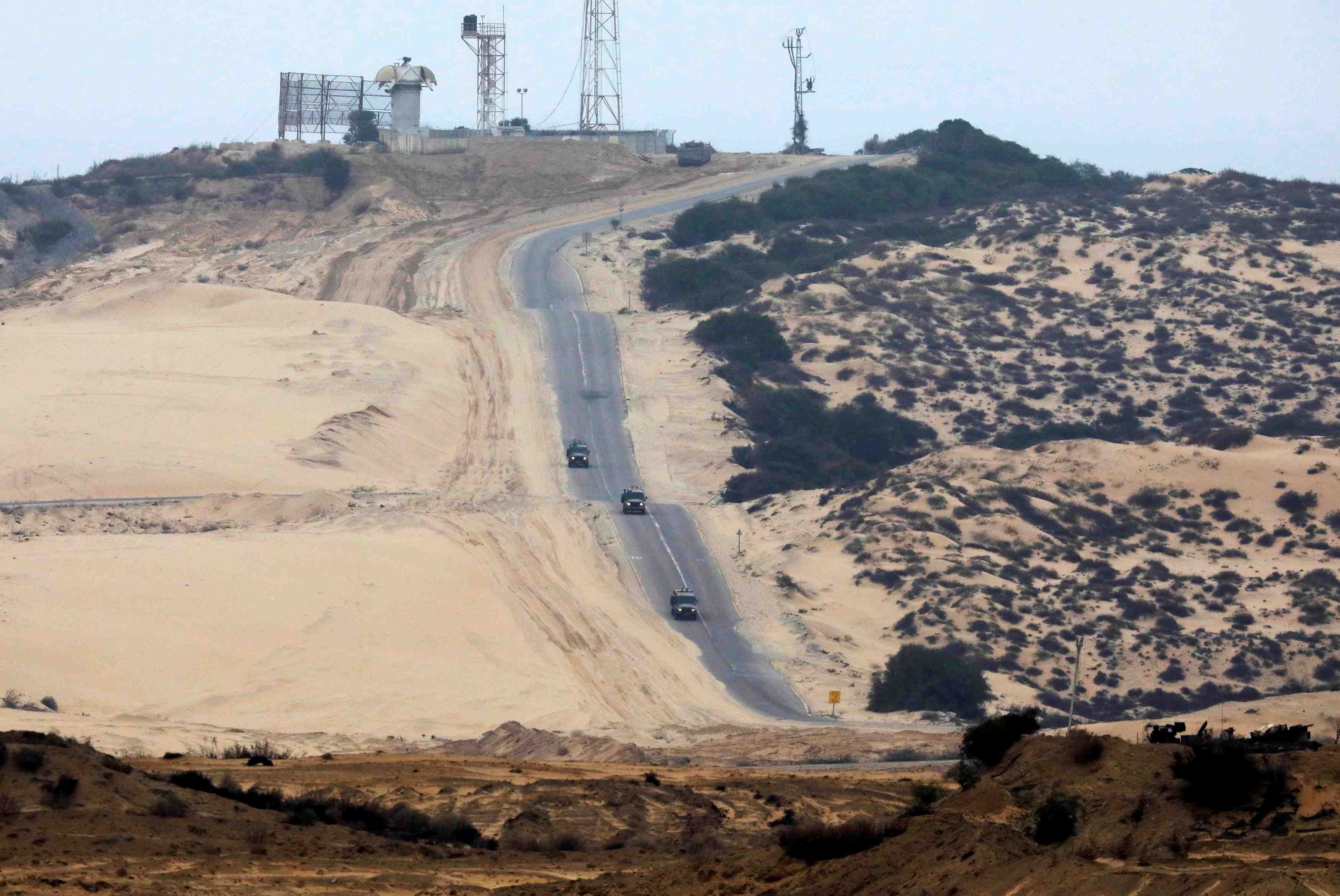Fermeture du poste frontiere donnant acces a la bande de gaza