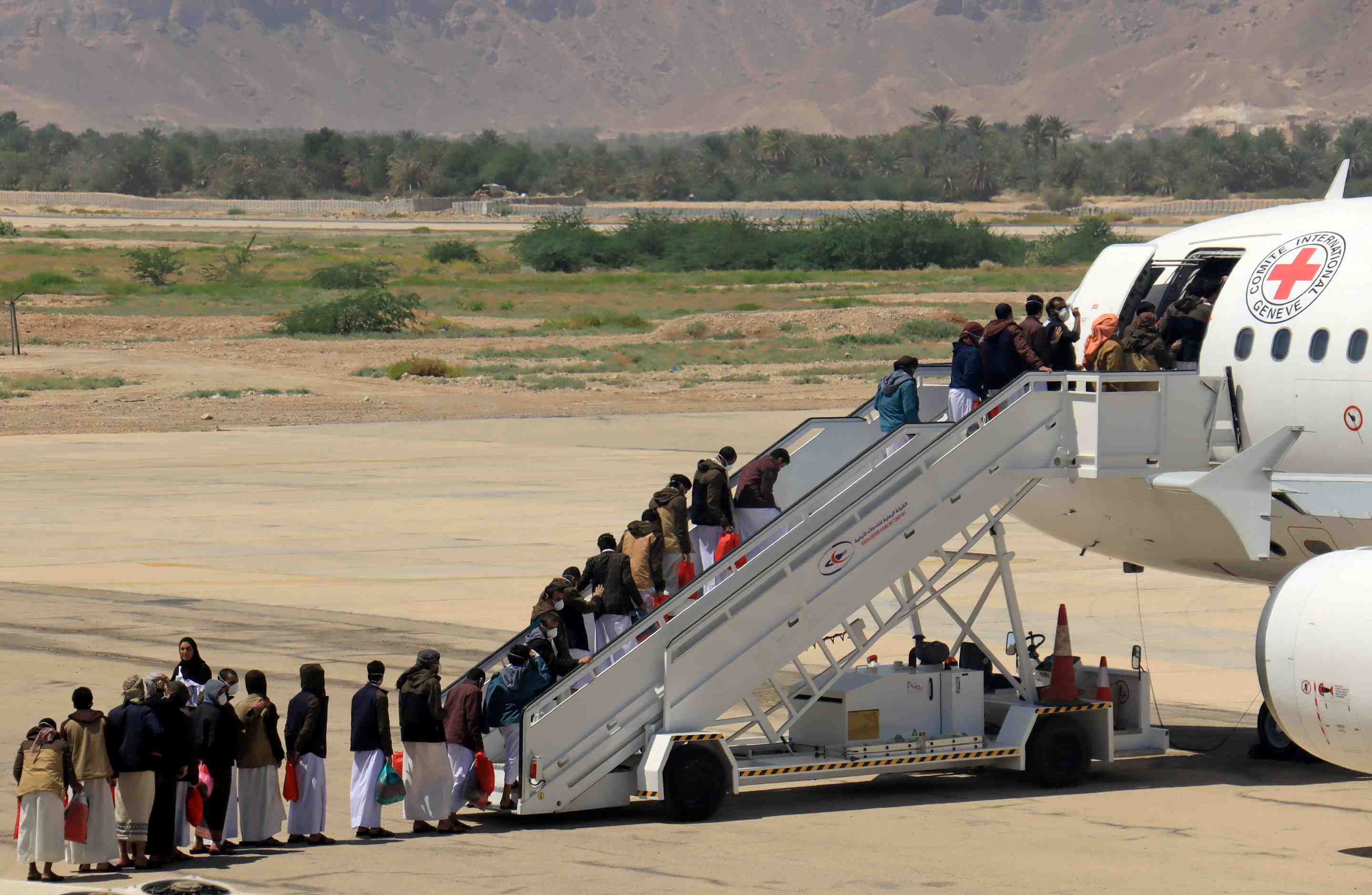 Les belligerants au yemen ont procede a l'echange d'un millier de prisonniers
