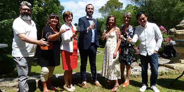 L'équipe du CIVL (conseil interprofessionnel des vins du Languedoc)
