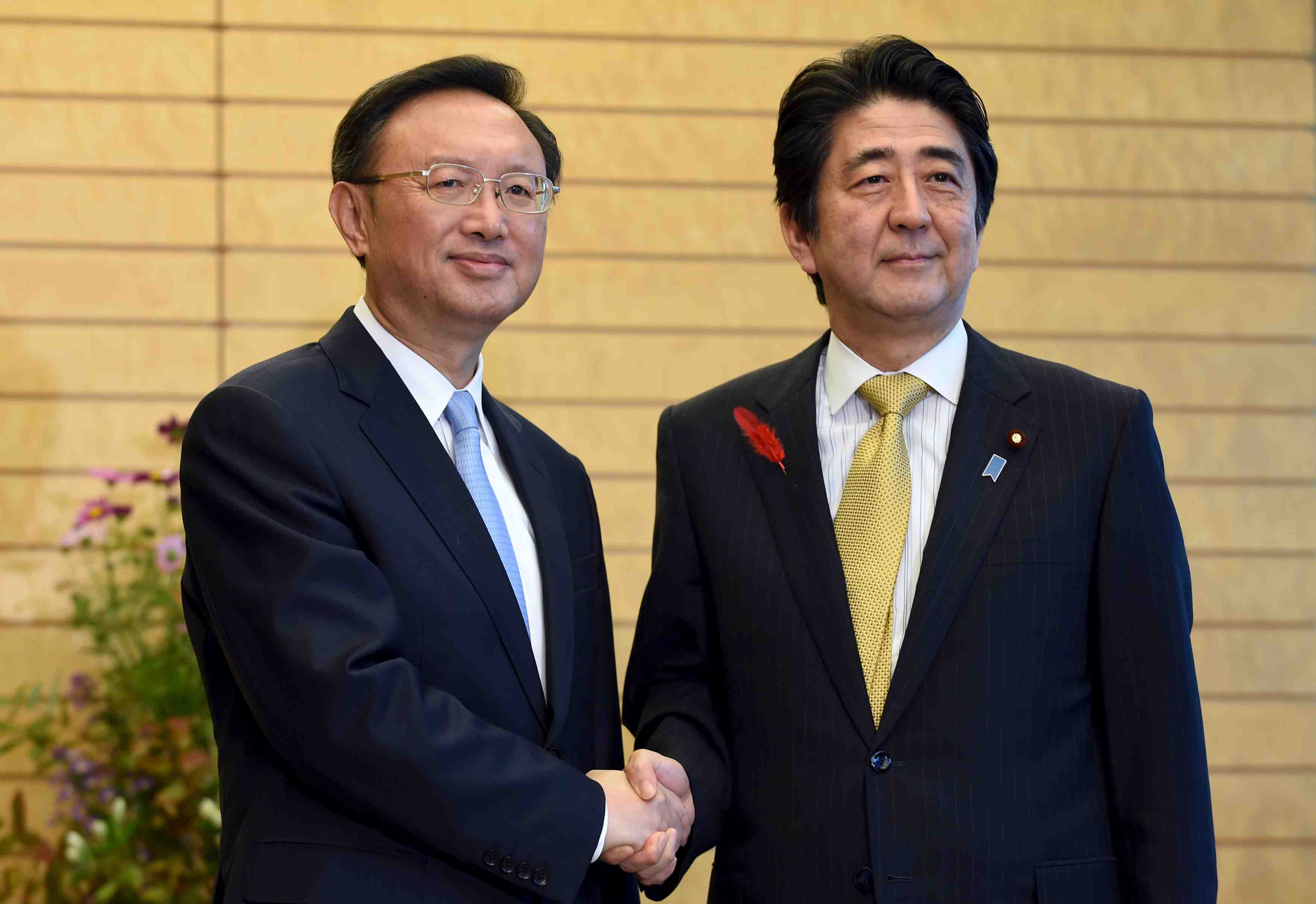 Chine et japon jouent l'apaisement dans leurs relations