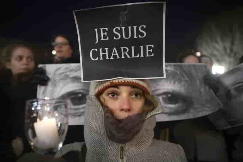 Deuxieme anniversaire des attentats de janvier 2015 a paris
