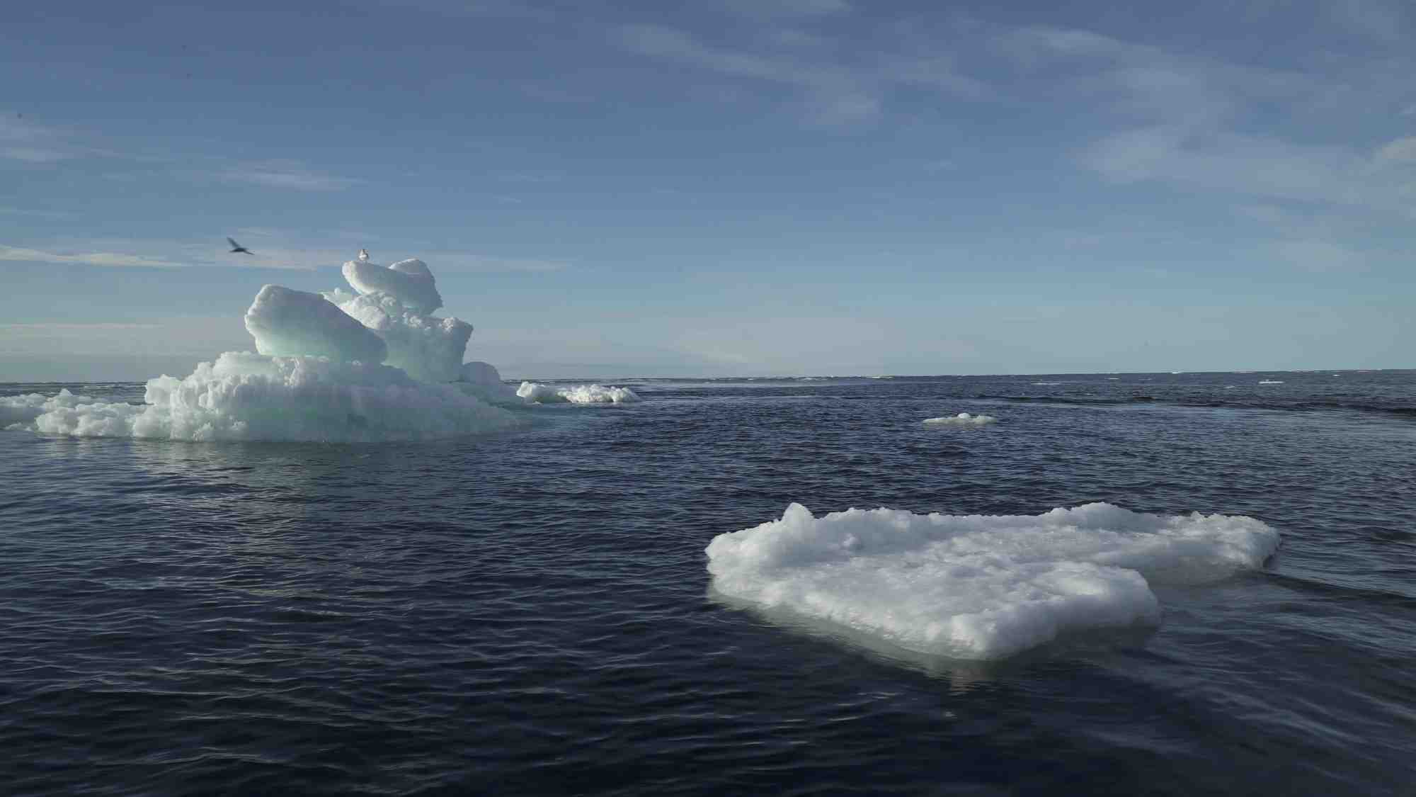 La banquise arctique a atteint sa deuxieme superficie la plus faible