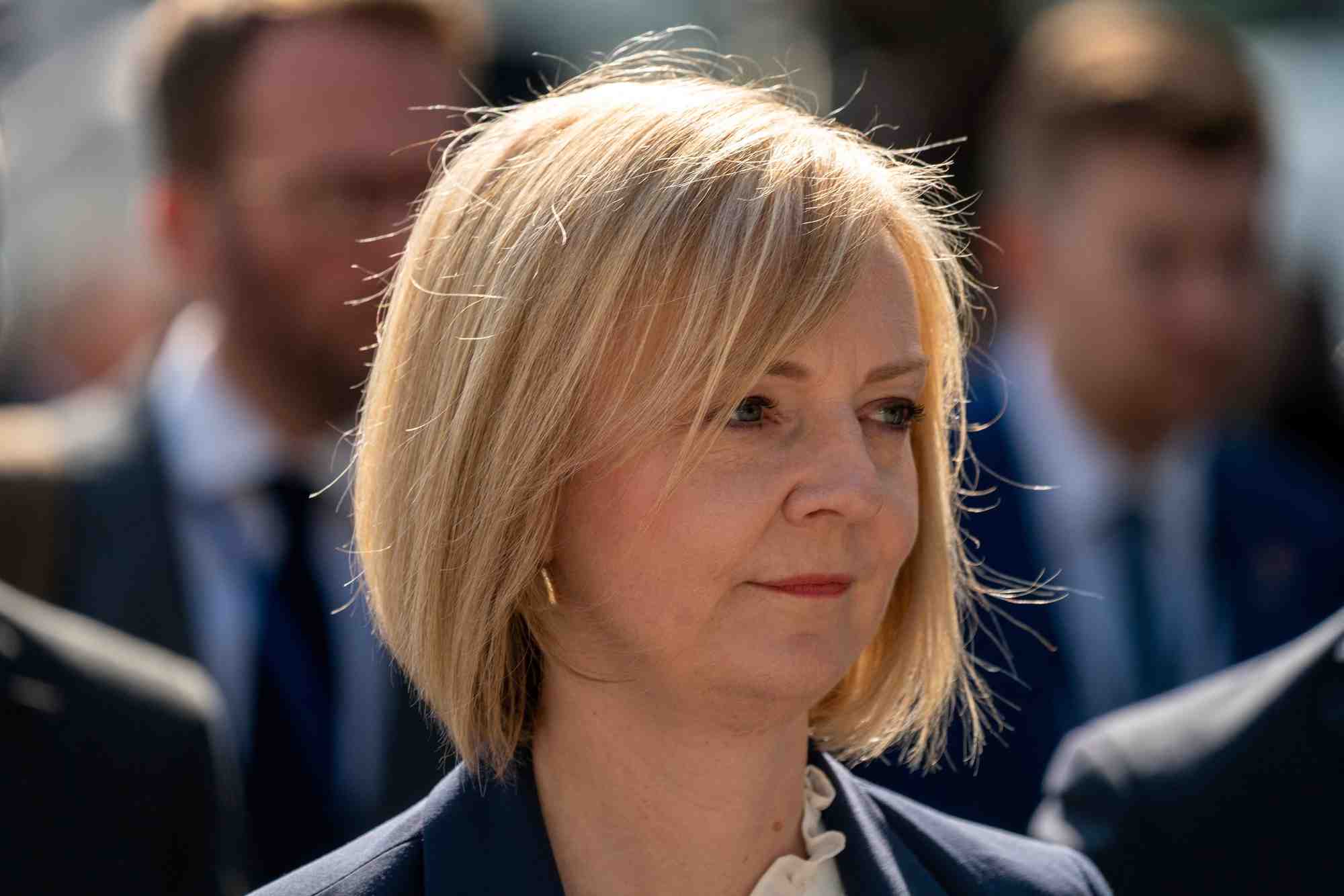 Photo d'archives de la premiere ministre britannique liz truss assistant a la 77e assemblee generale des nations unies a new york