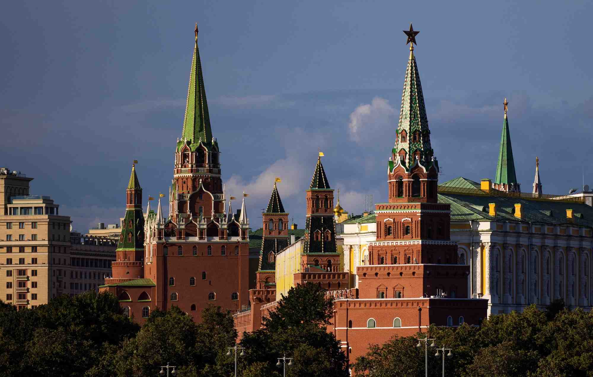Vue generale du kremlin a moscou