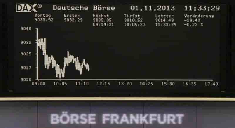 Les Bourses européennes en baisse à la mi-séance, sauf Londres