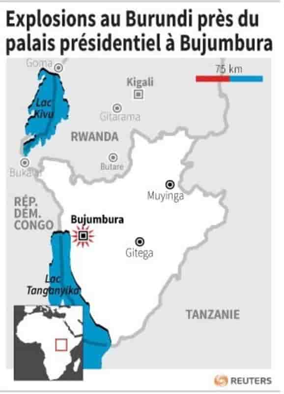 Explosions au burundi pres du palais presidentiel a bujumbura