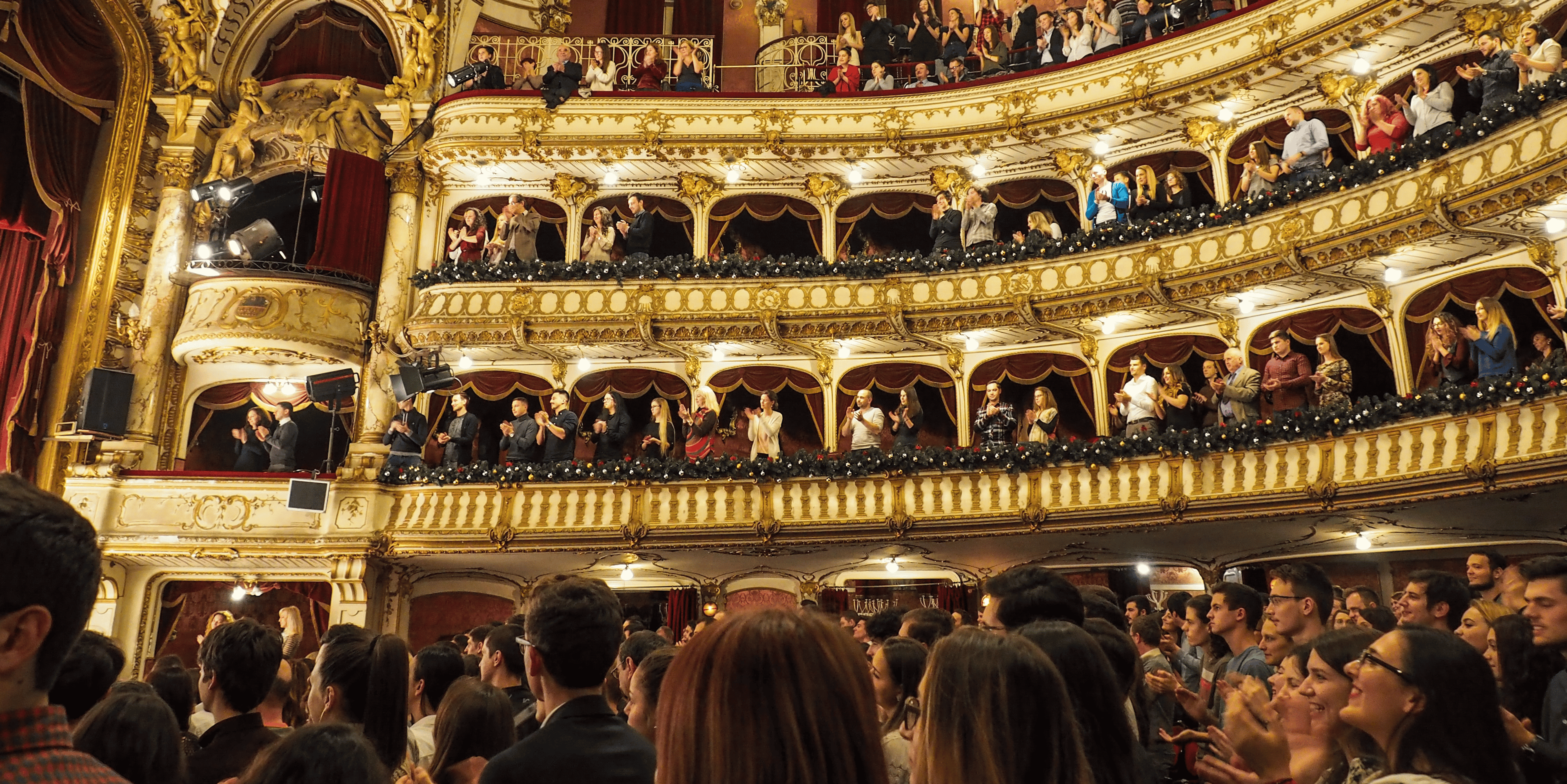Illustration théâtre, salle de spectacle, comédie, culture