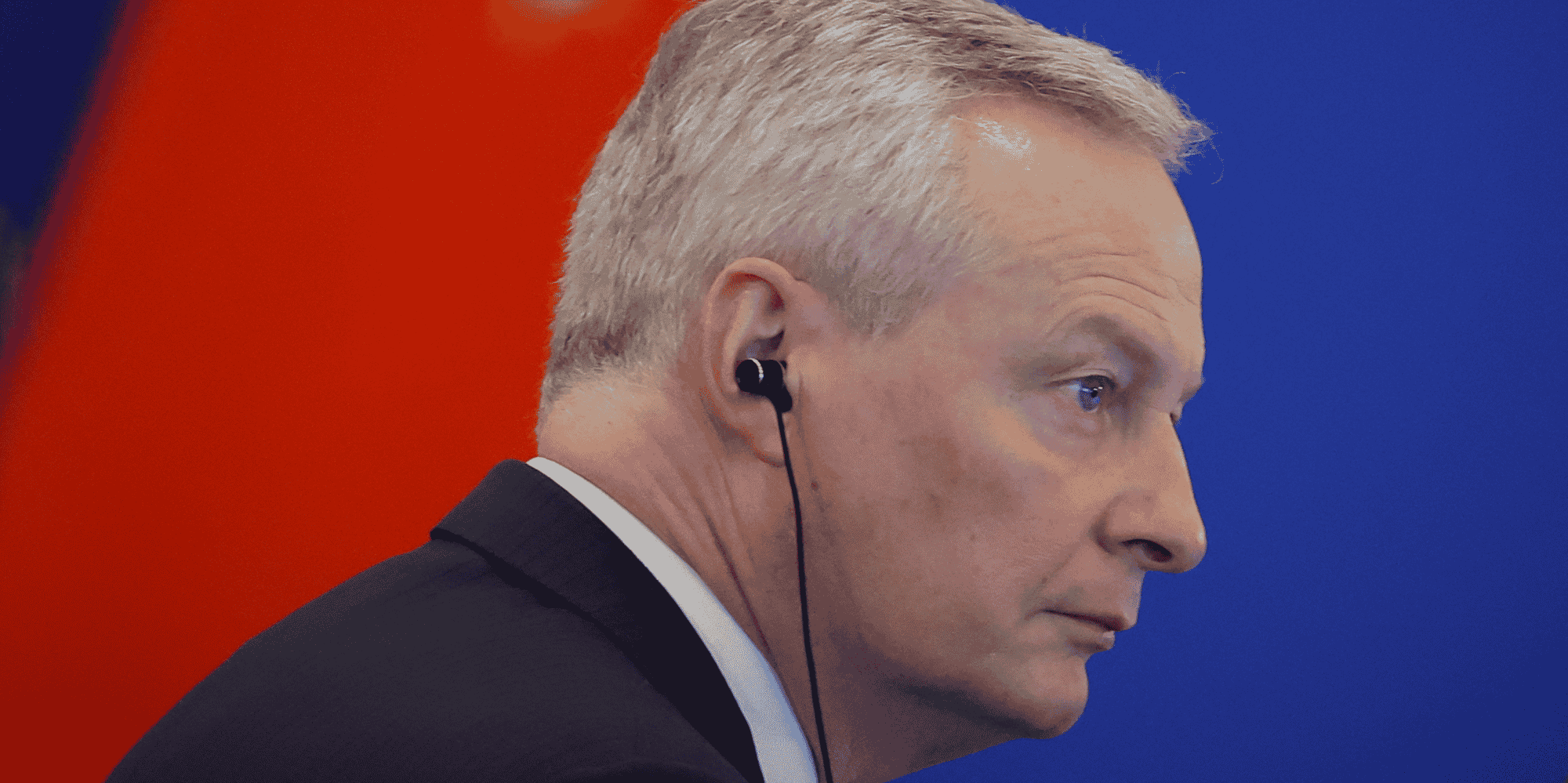 Le ministre de l'Economie Bruno Le Maire à Pékin.
