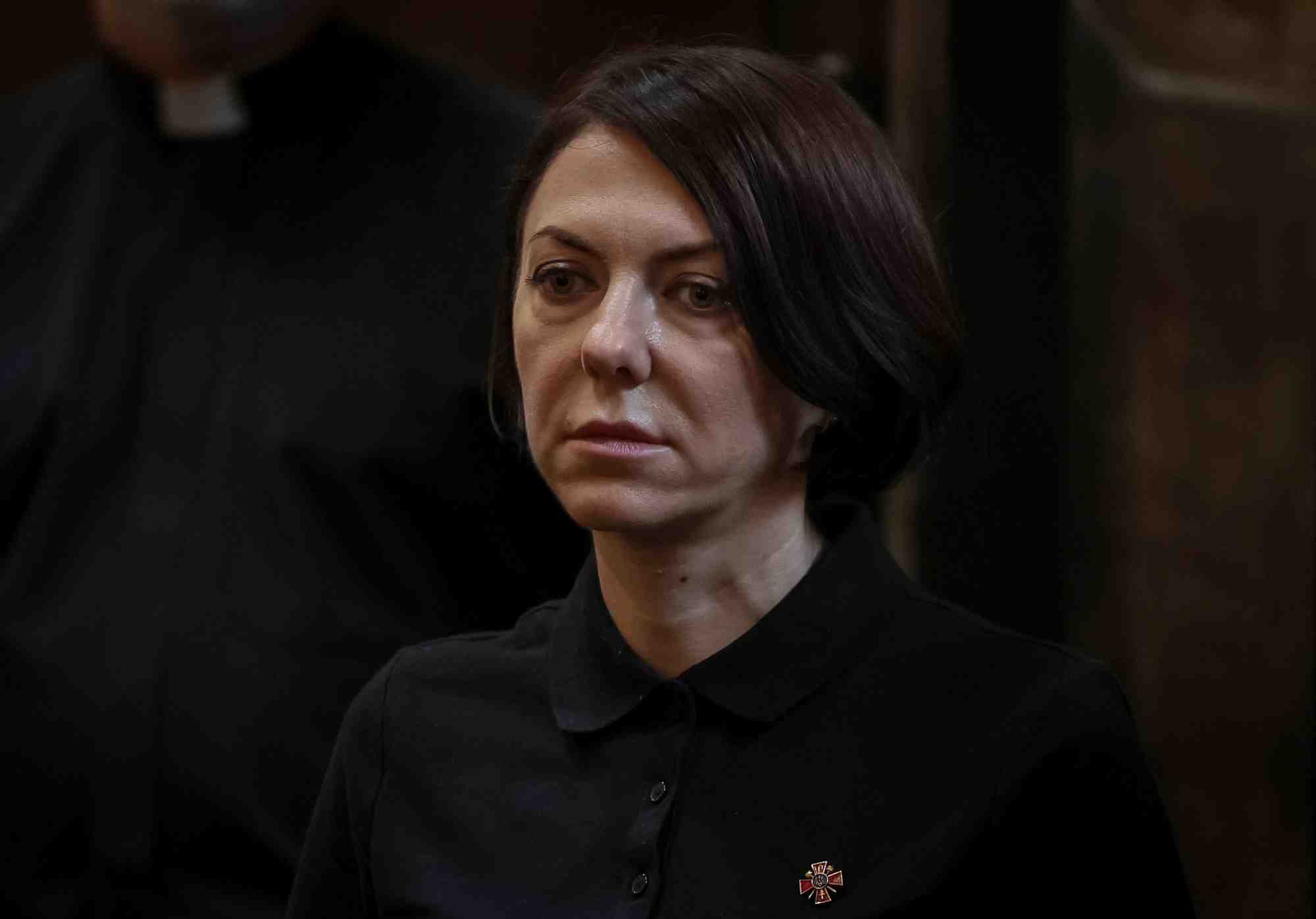 Photo de la vice-ministre ukrainienne de la defense hanna maliar