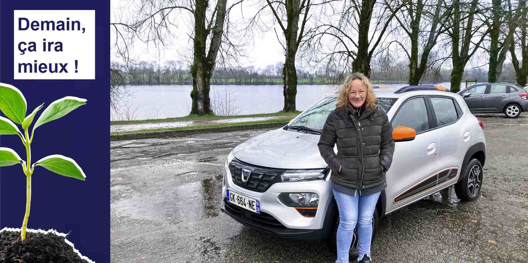 Joëlle, aide à domicile à Lyon, a opéré une reconversion professionnelle largement facilitée par l’acquisition d’une Dacia Sandero neuve à des conditions avantageuses.