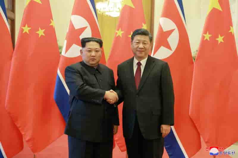 Le dirigeant nord-coreen a a nouveau rencontre le numero un chinois