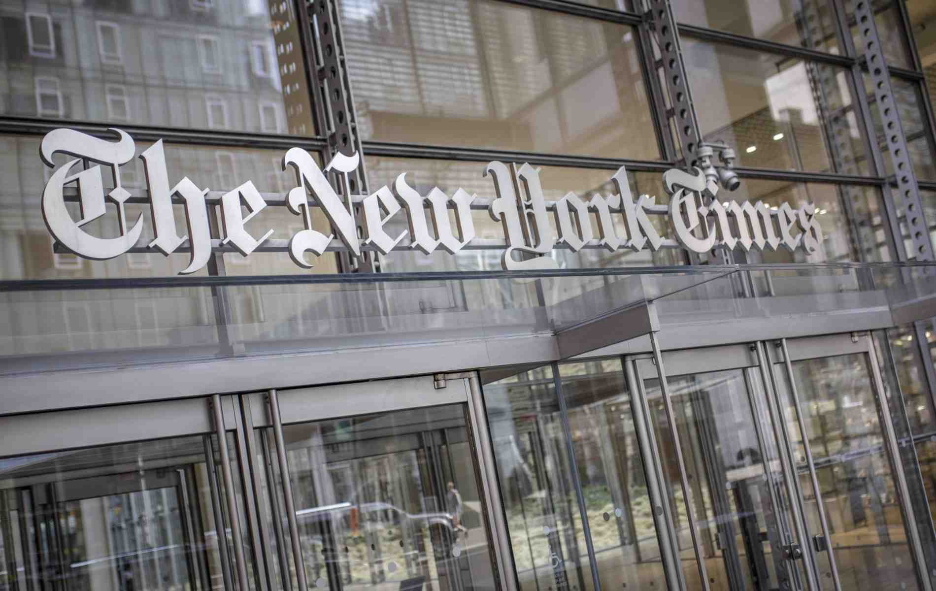 Le New York Times a lancé des poursuites auprès d'un tribunal de New York.