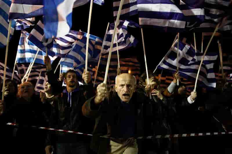 L'extrême-droite manifeste en petit nombre à Athènes