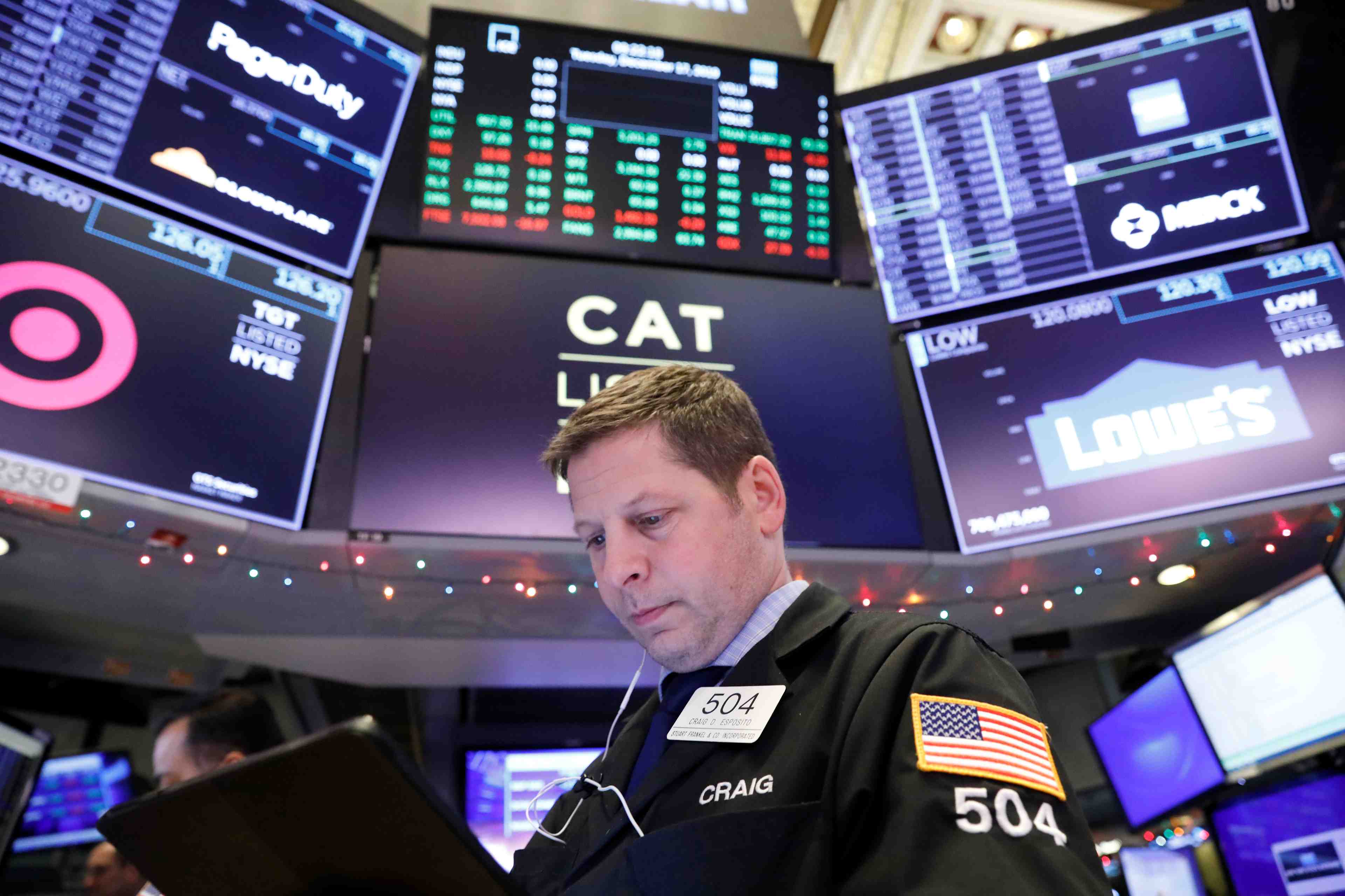 La bourse de new york ouvre en hausse