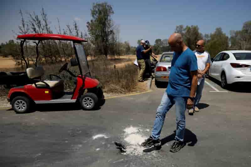 Echanges de tirs israelo-palestiniens a la frontiere de gaza
