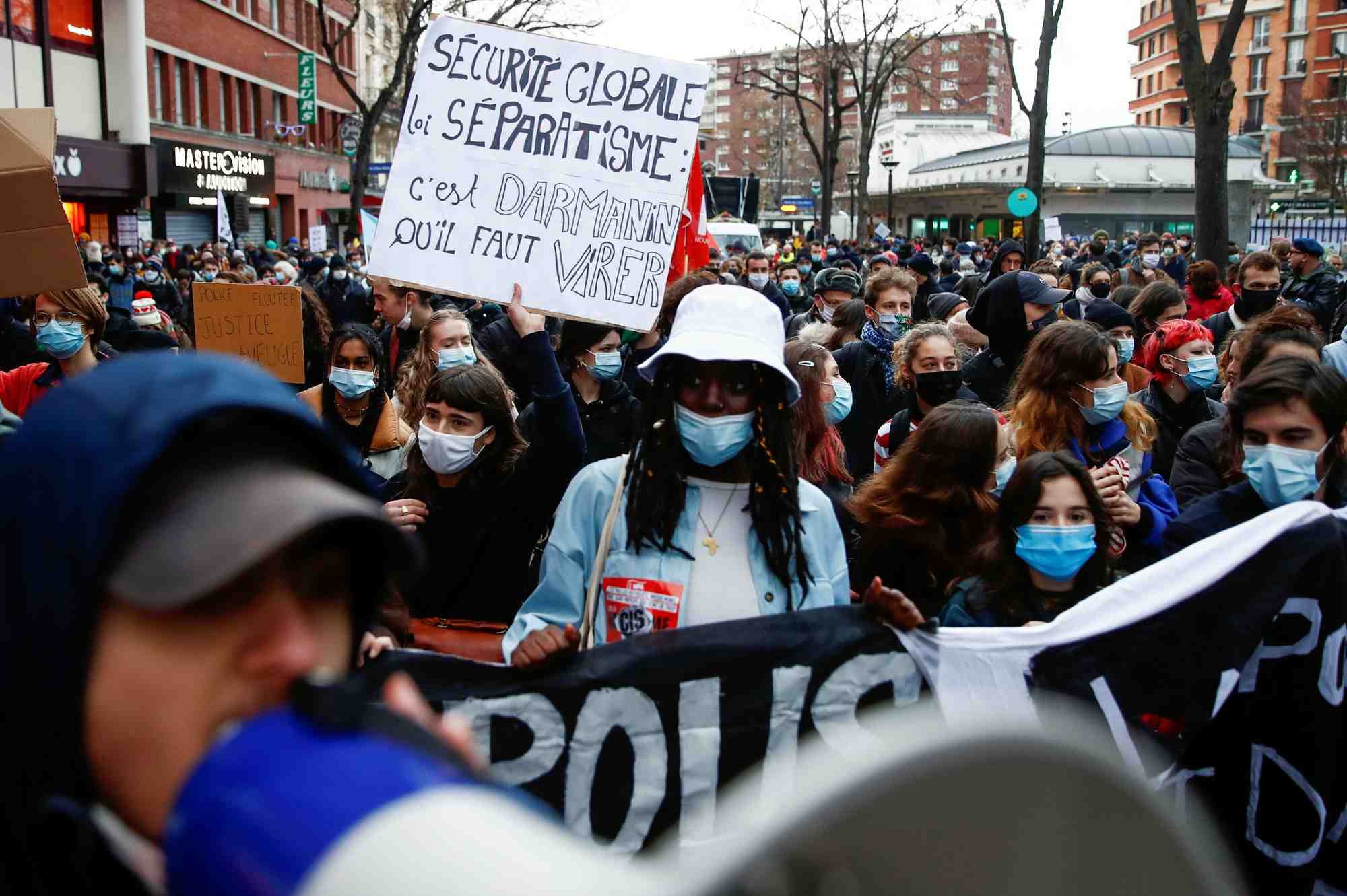 France: nouvelles manifestations contre la loi "securite globale"
