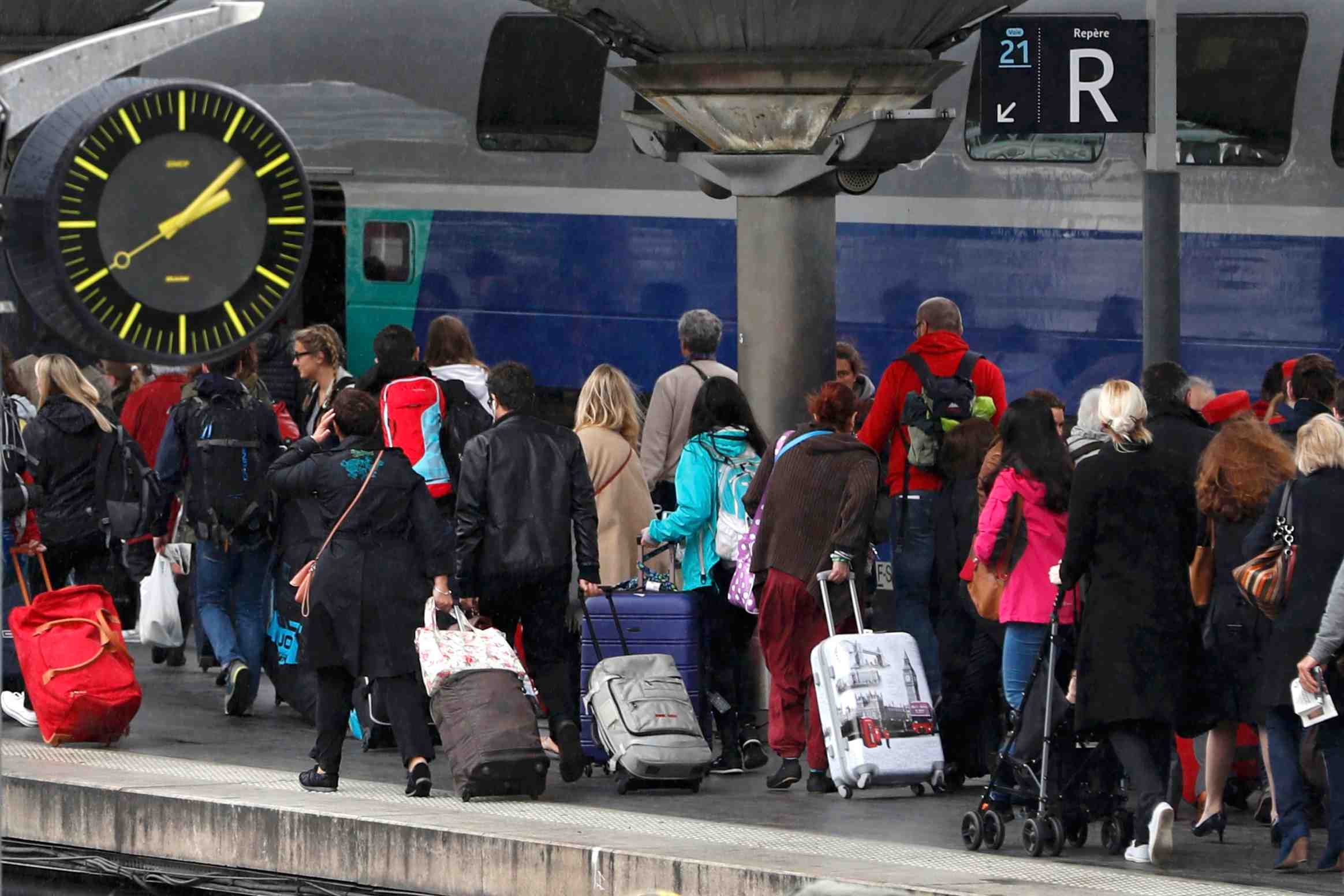 Le mouvement de greve dans les transports marque le pas